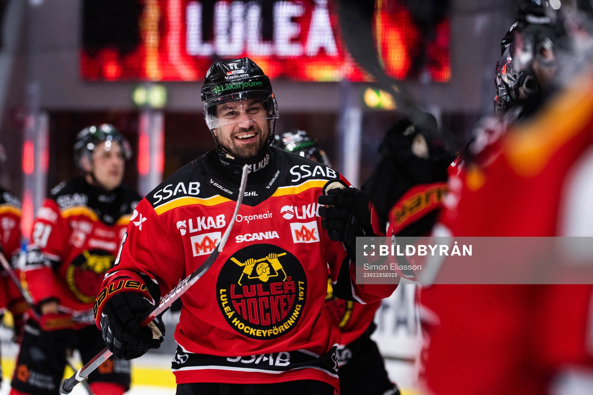 Luleås Niklas Olausson jublar