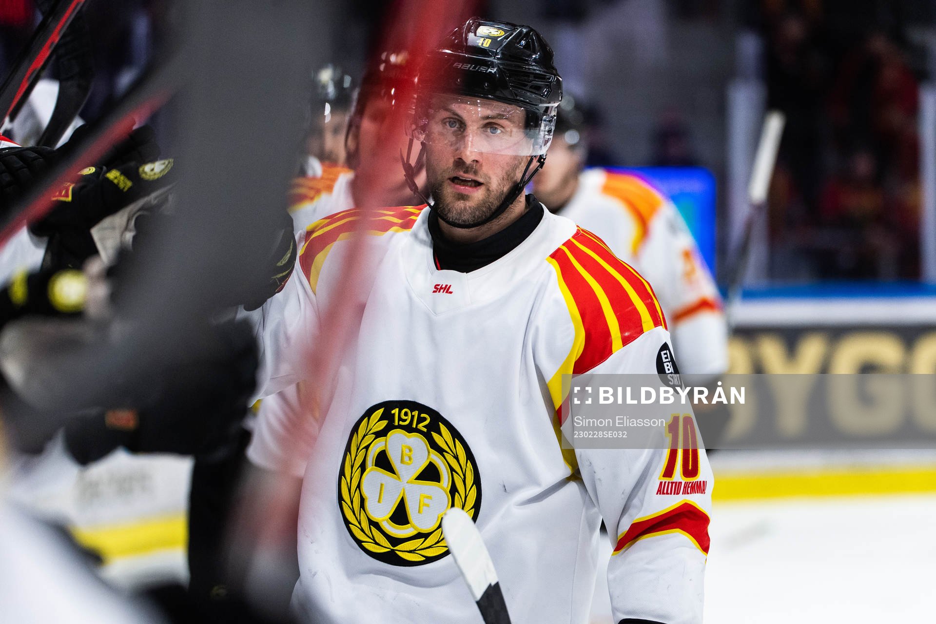 Brynäs Johan Larsson jublar