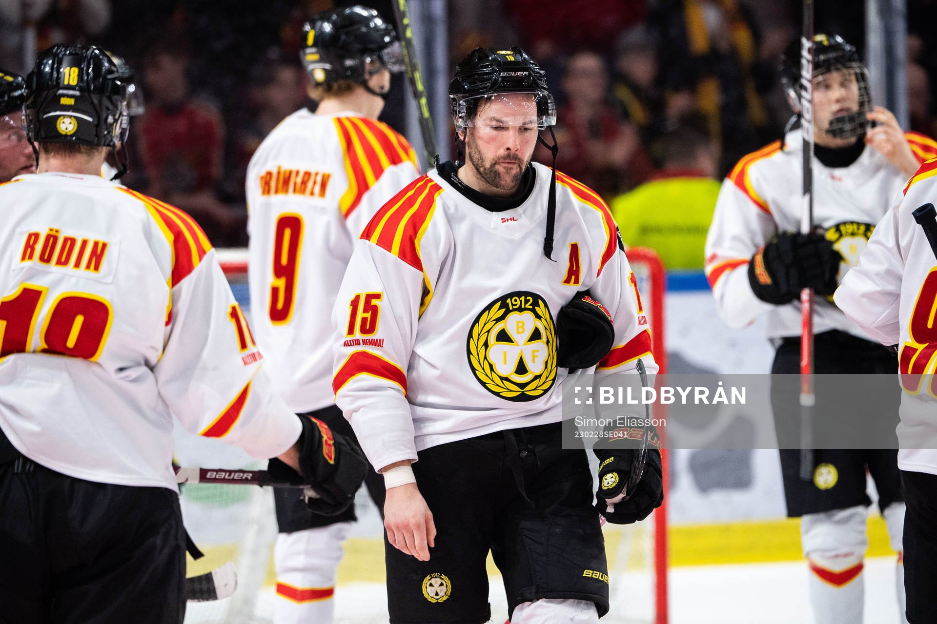 Brynäs Simon Bertilsson deppar