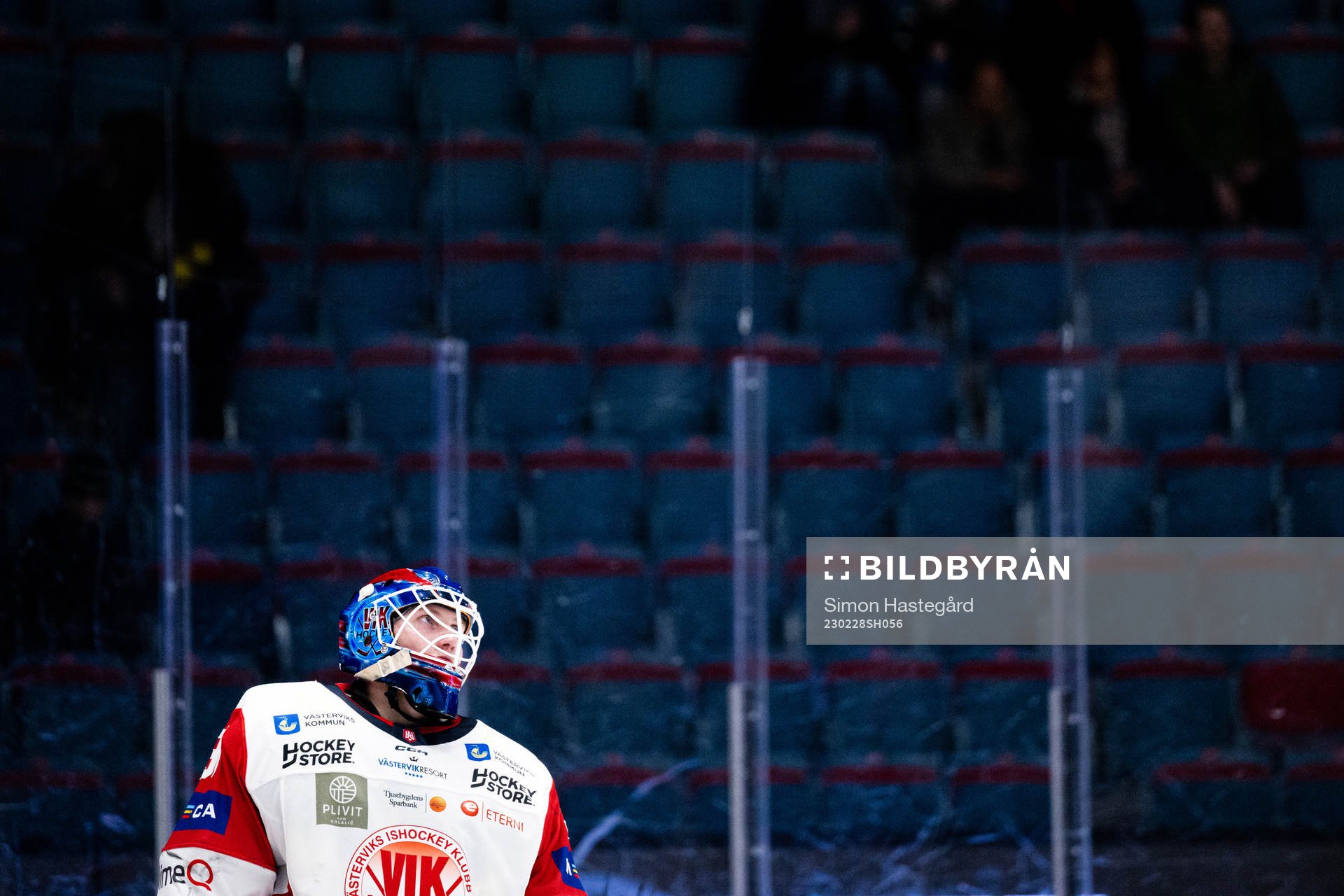 Västerviks målvakt Emil Kruse