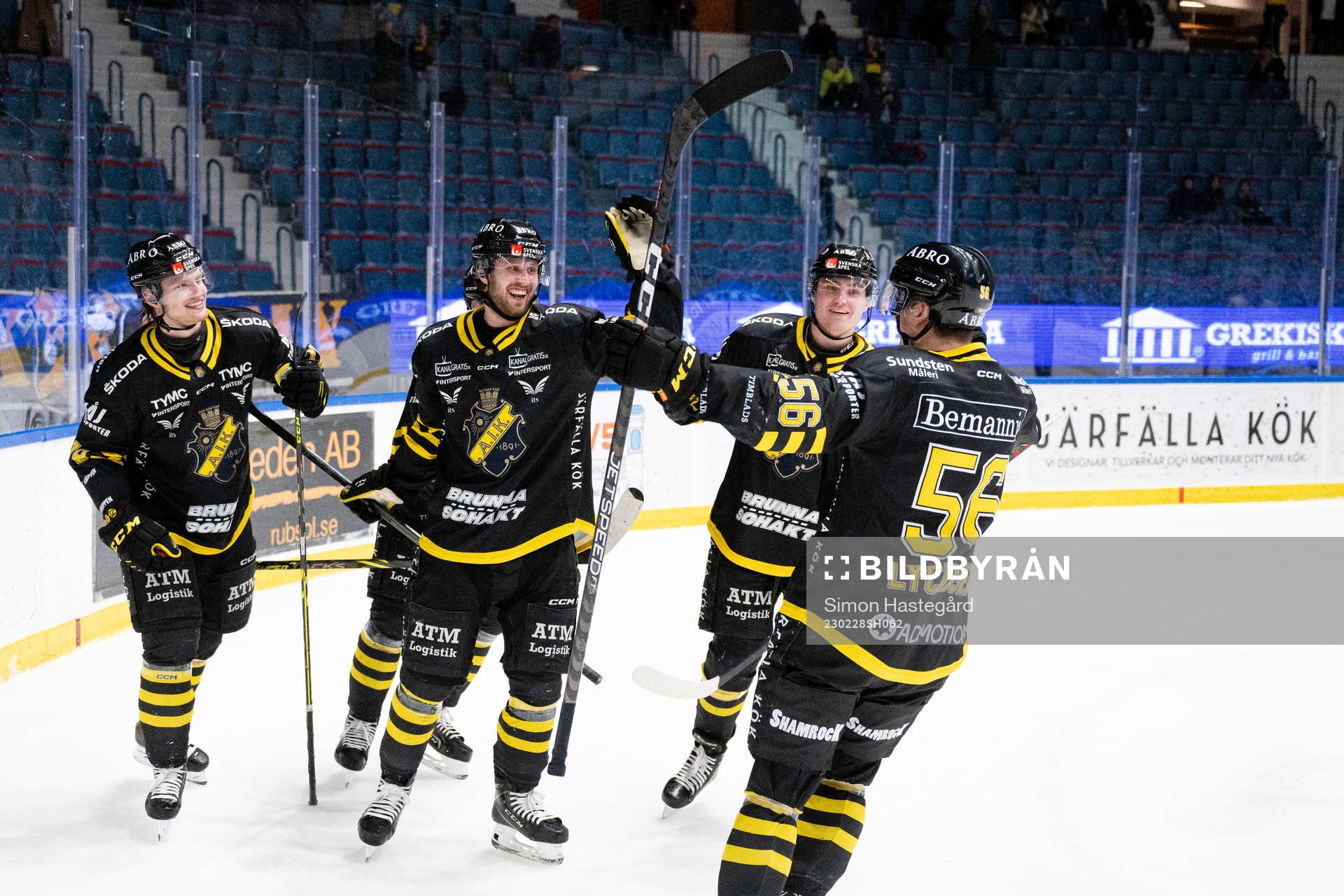 AIKs Erik Flood jublar