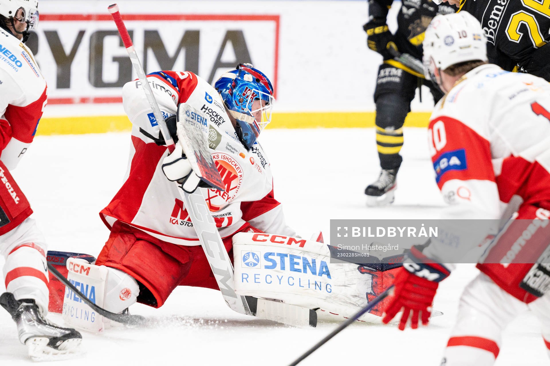 Västerviks målvakt Emil Kruse