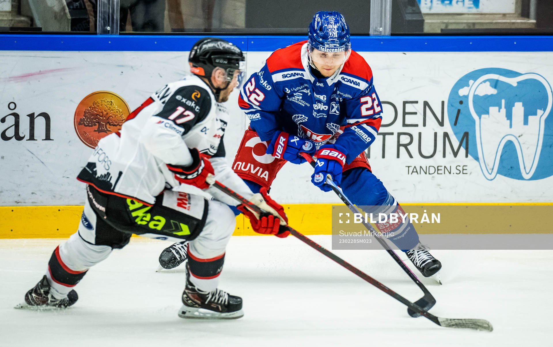 Malmö Redhawks Pathrik Westerholm och Oskarshamns John