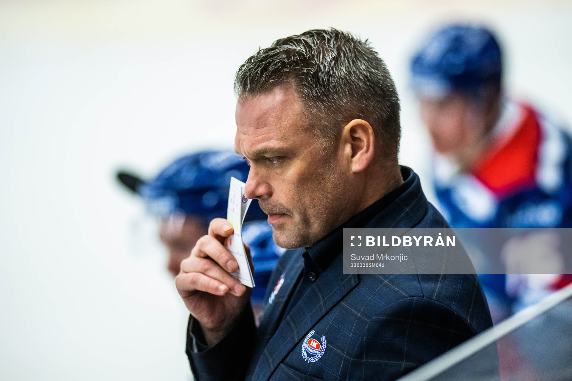 Oskarshamns assisterande tränare Mikael Holmqvist