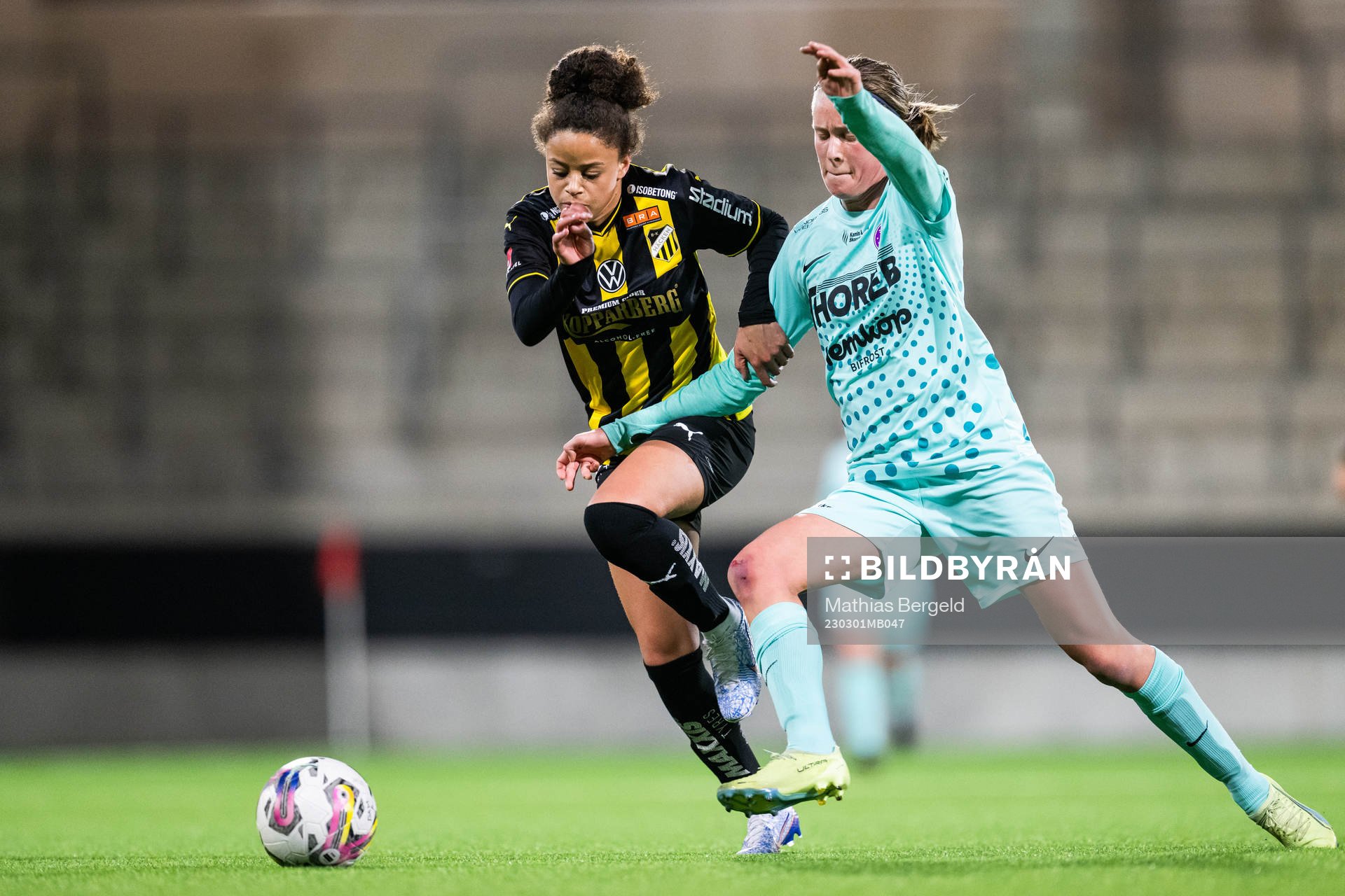 Häckens Felicia Schröder och Jitex Klara Svensson Senelius
