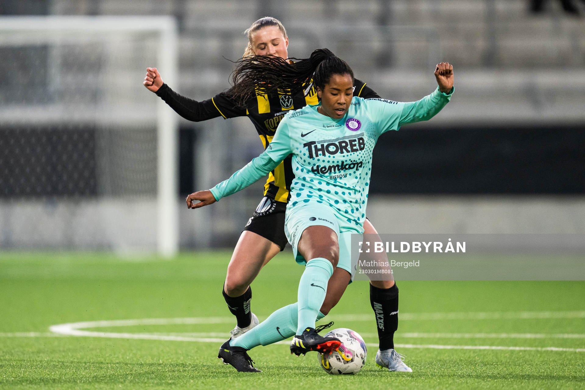 Häckens Alexandra Larsson och Jitex Amanda Ebbesson