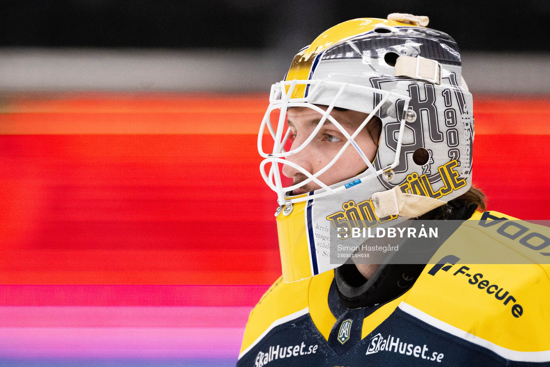 Södertäljes målvakt Nikita Talapila