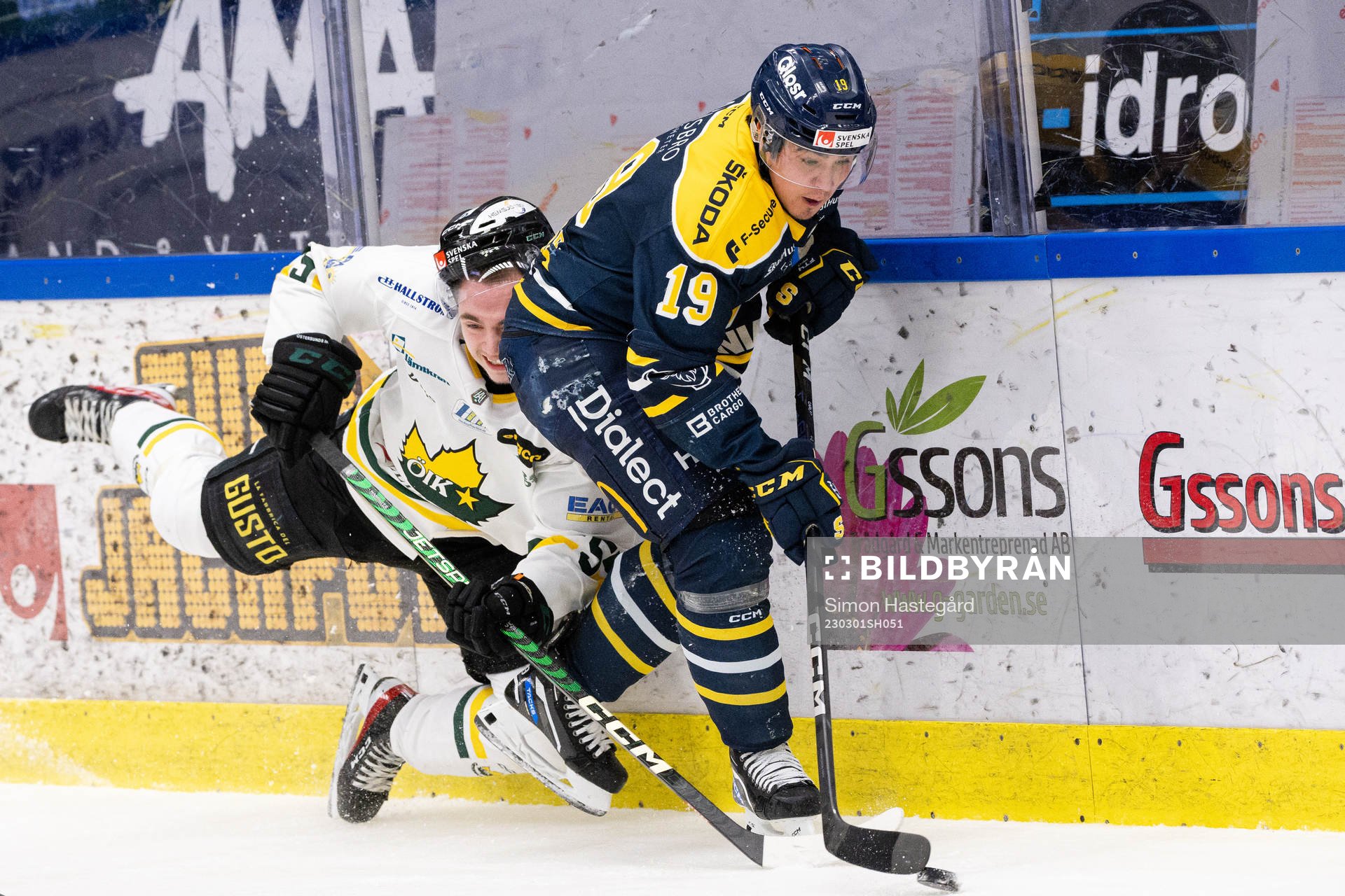 Östersunds August Hansson och Södertäljes Lucas Carlsson