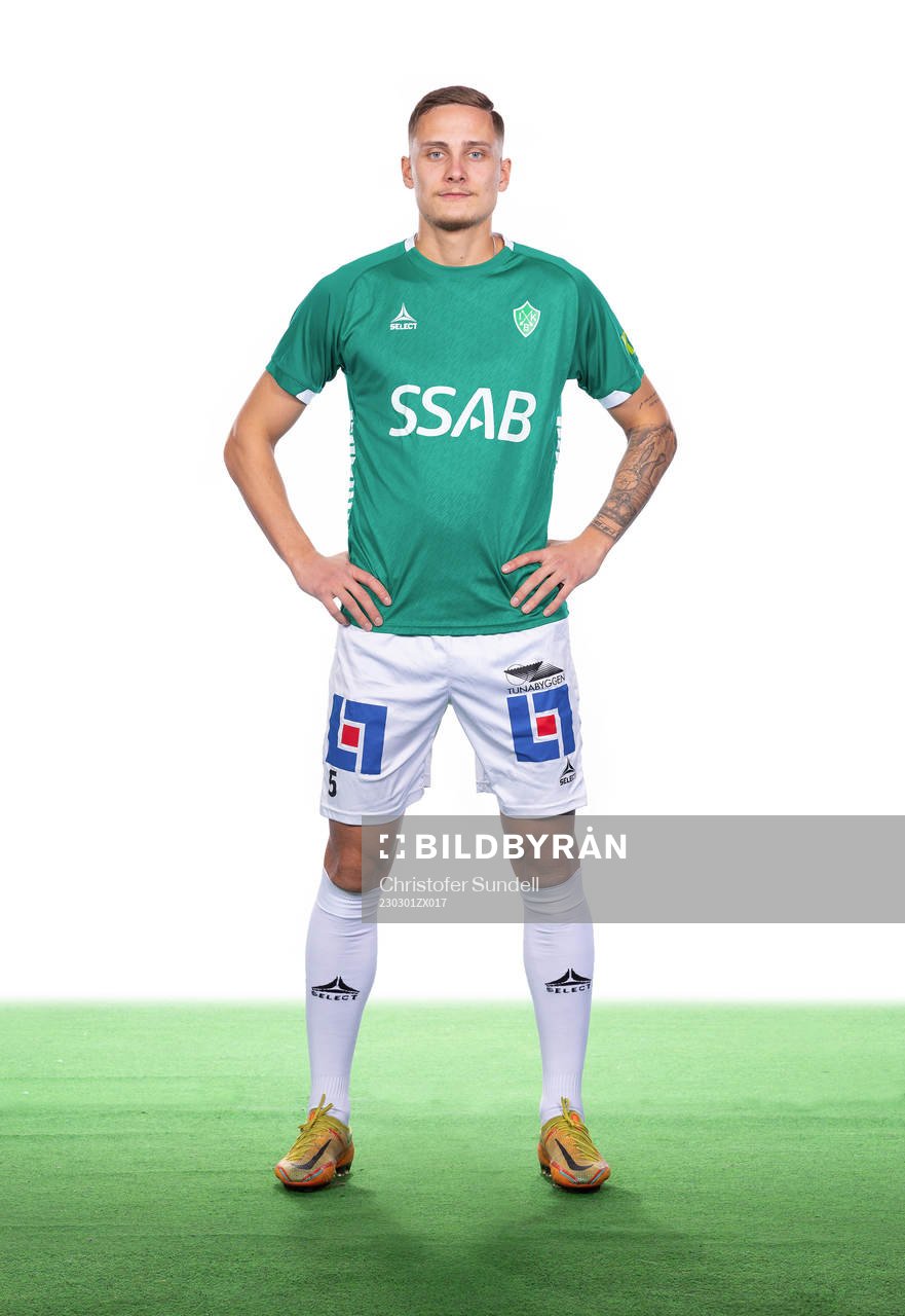 Brages Pontus Rödin 1 poserar för ett porträtt den 1 mars 2023 i Borlänge.
