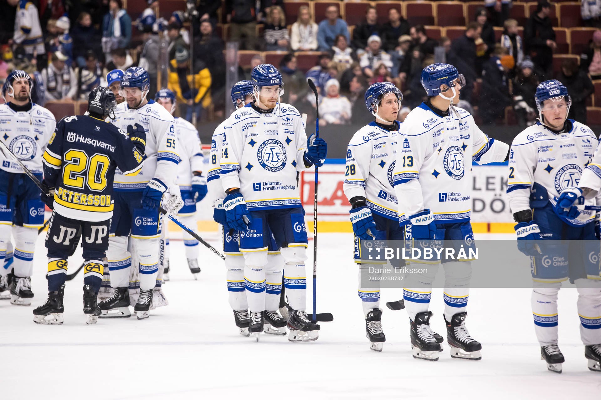 Leksands spelarna deppar