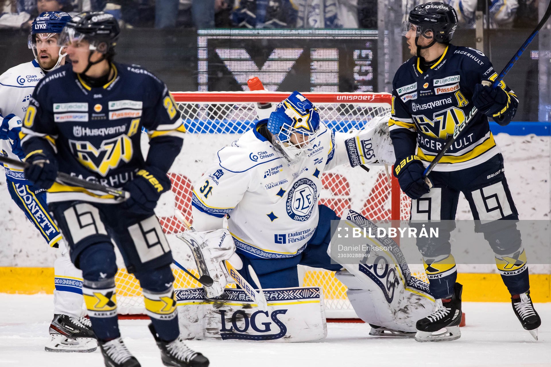 Leksands målvakt Kasimir Kaskisuo