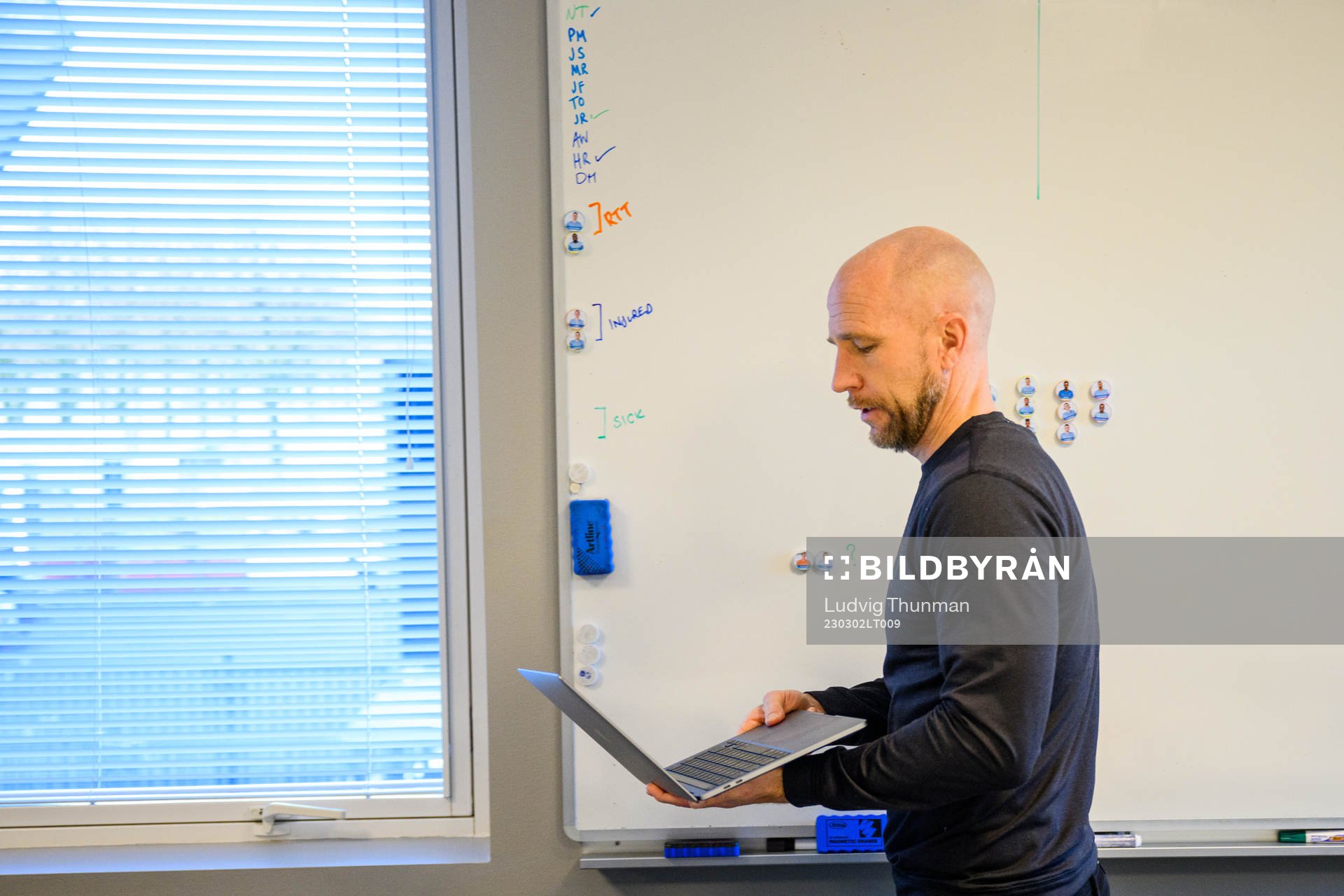Tränare Henrik Rydström