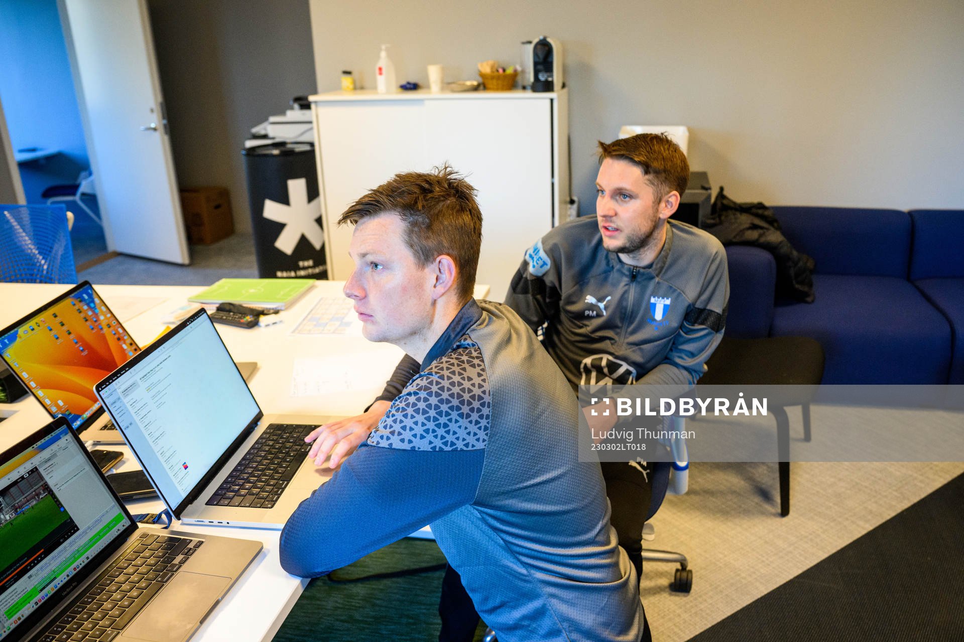 Analytiker James Slaughter och Paul Mitchell
