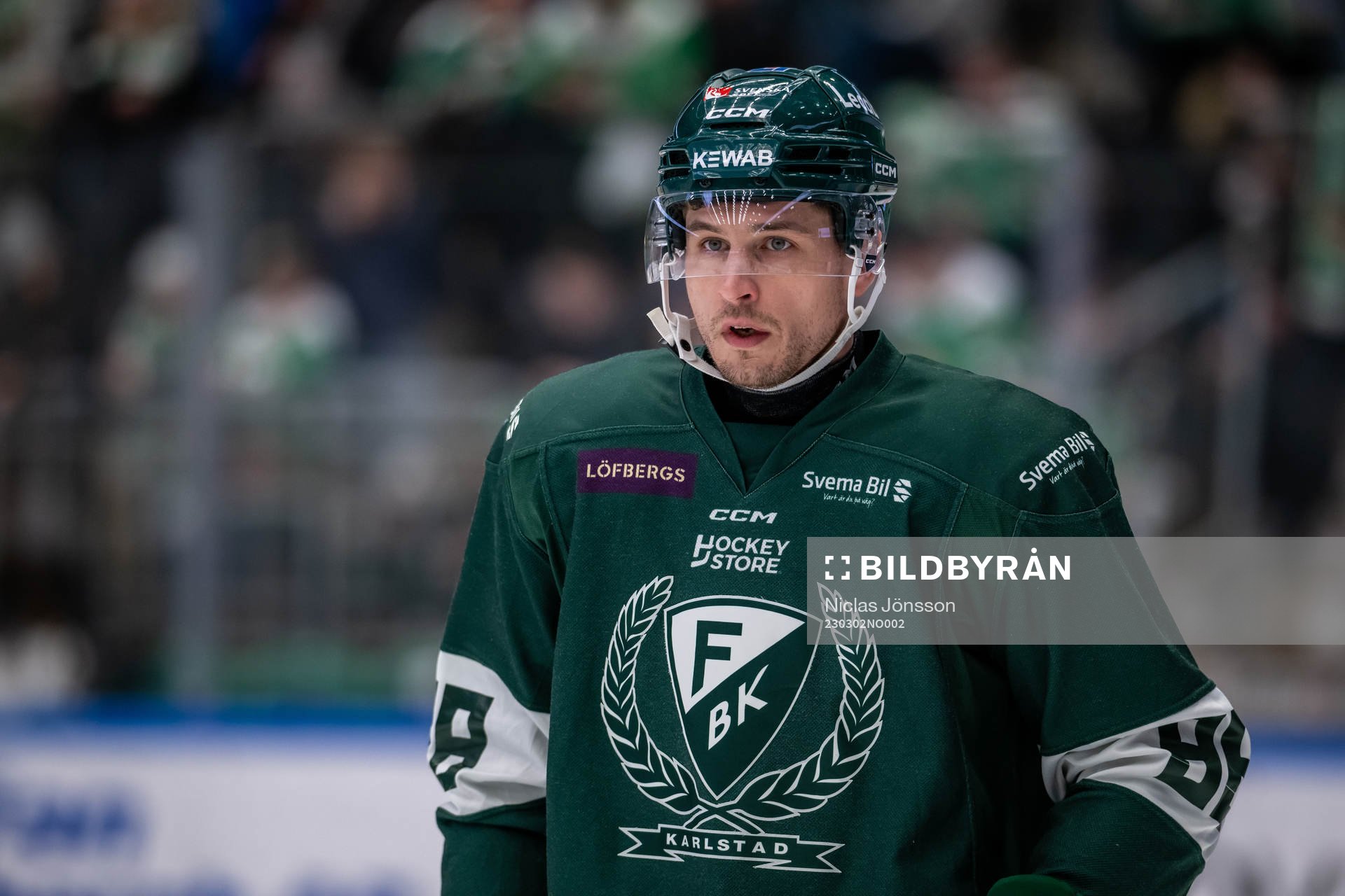 under ishockeymatchen i SHL mellan Rögle och Färjestad
