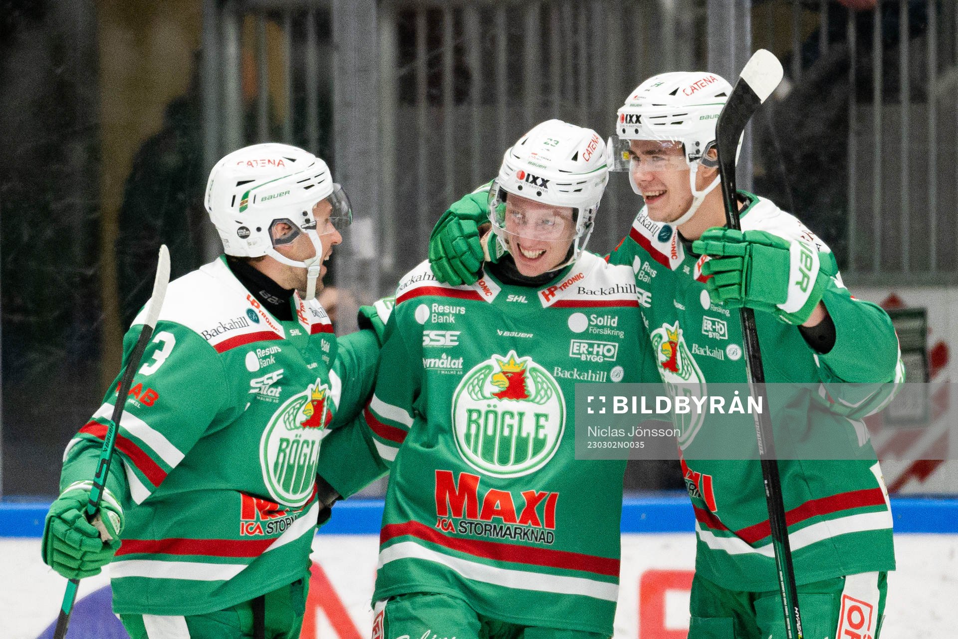 Rögles Oliver Tärnström jublar