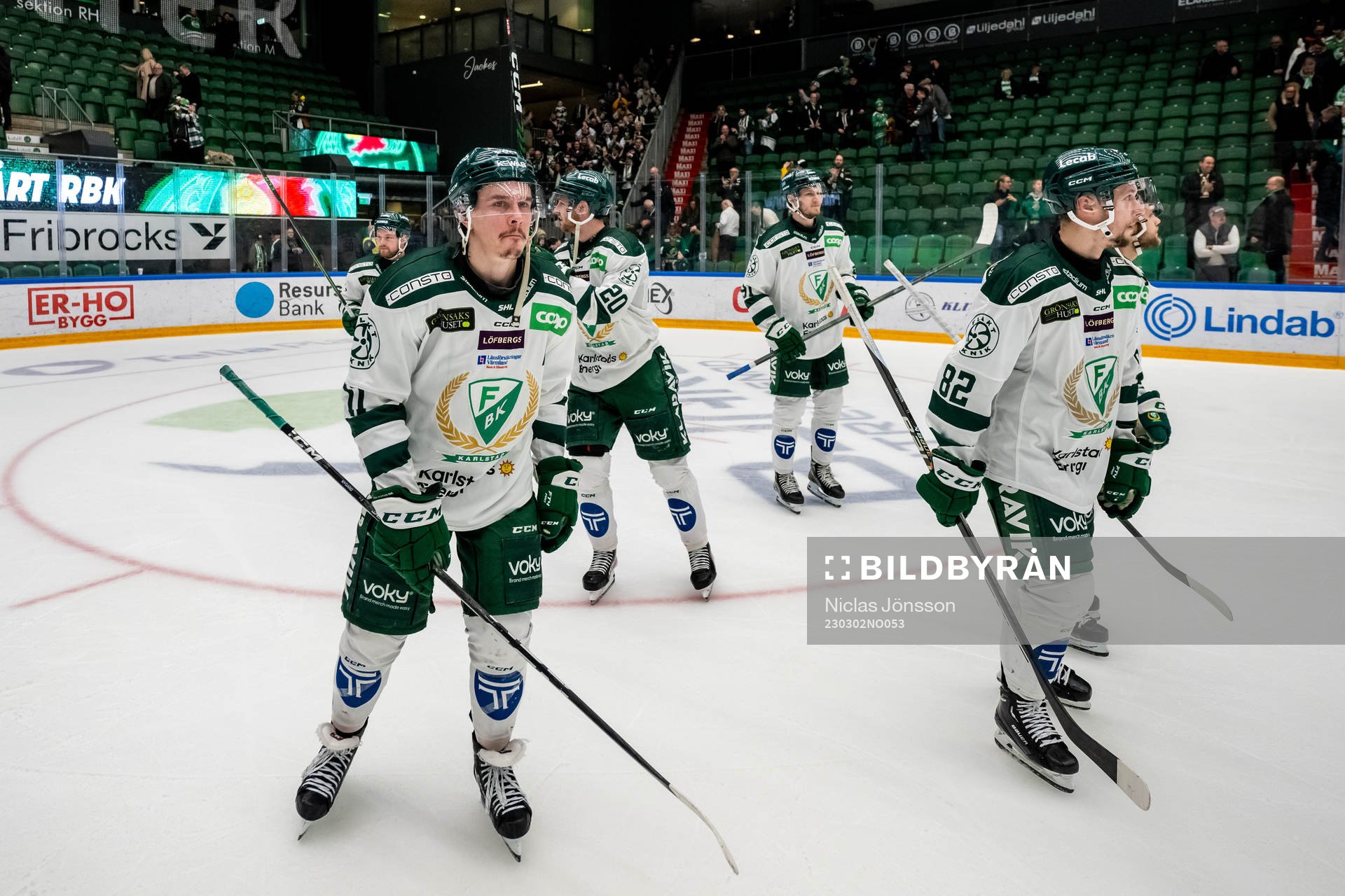 Färjestads Joakim Nygård jublar
