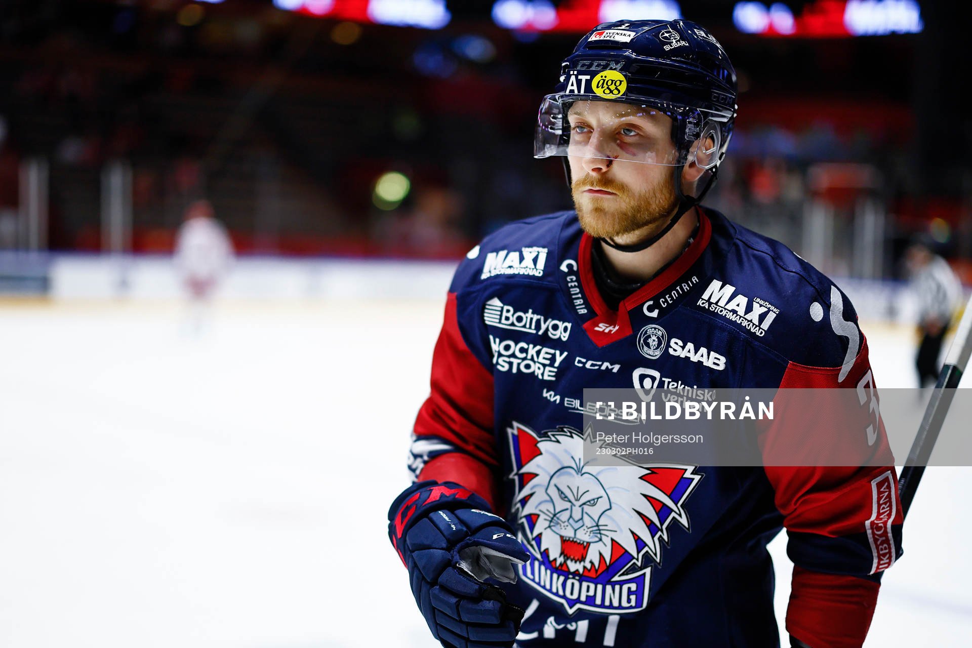 Linköpings Linus Hultström jublar