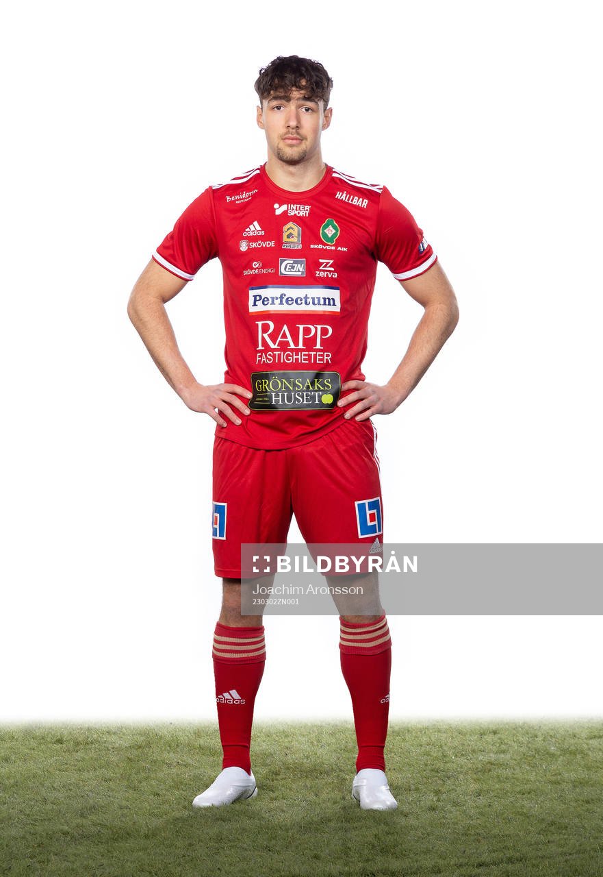 Skövdes Hannes Forsgård poserar för ett porträtt den 2 mars 2023 i Skövde.