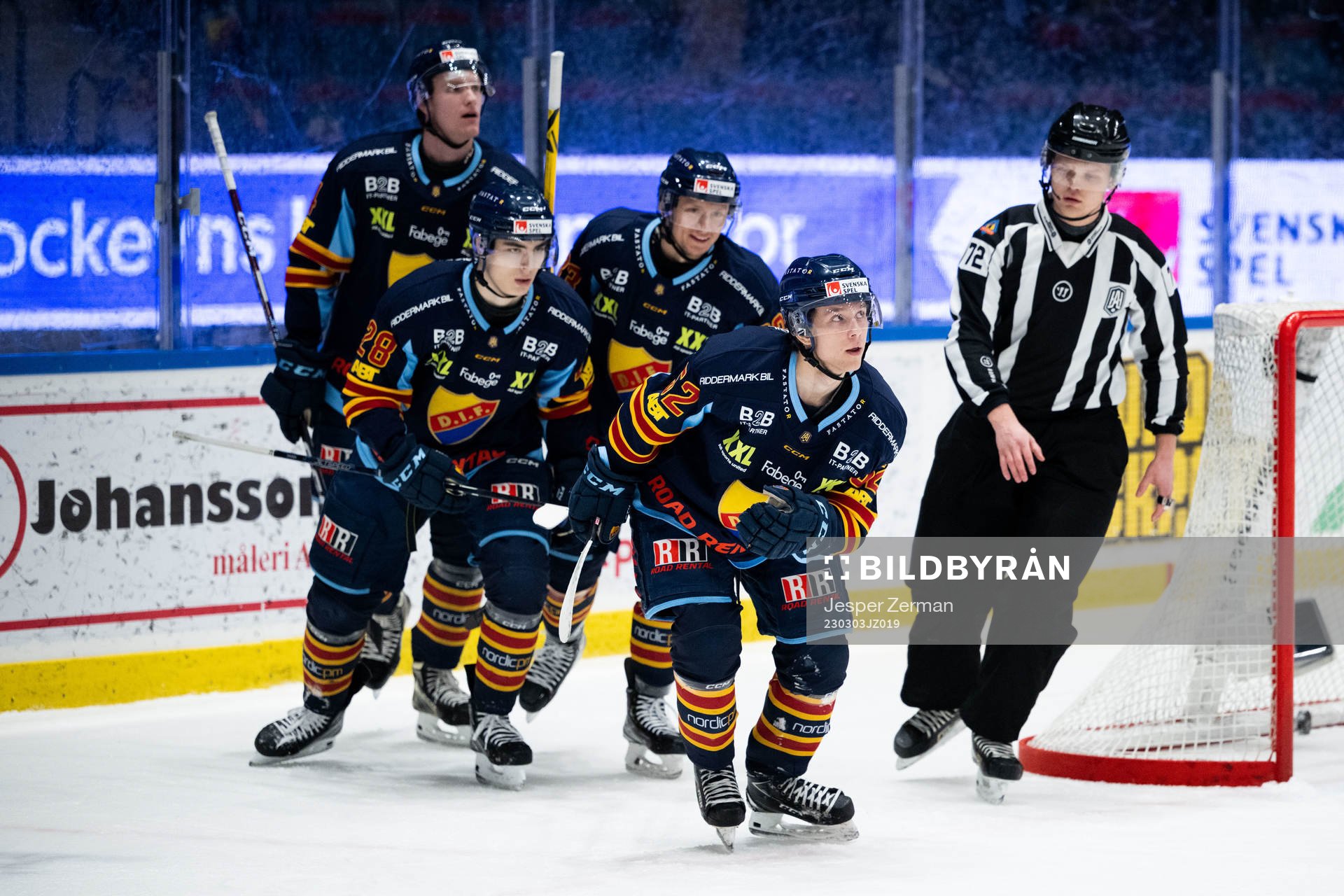 Djurgårdens Mika Ounasvuori jublar