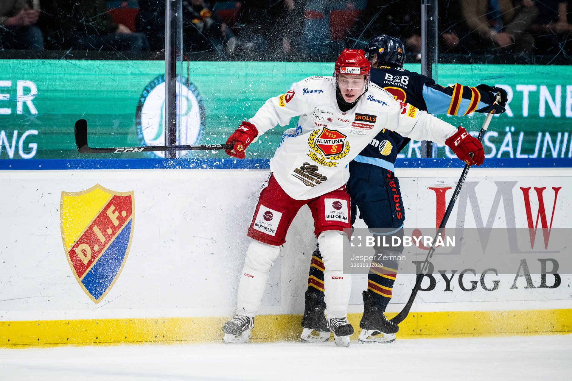 Almtunas Hugo Blixt och Djurgårdens Marcus Krüger