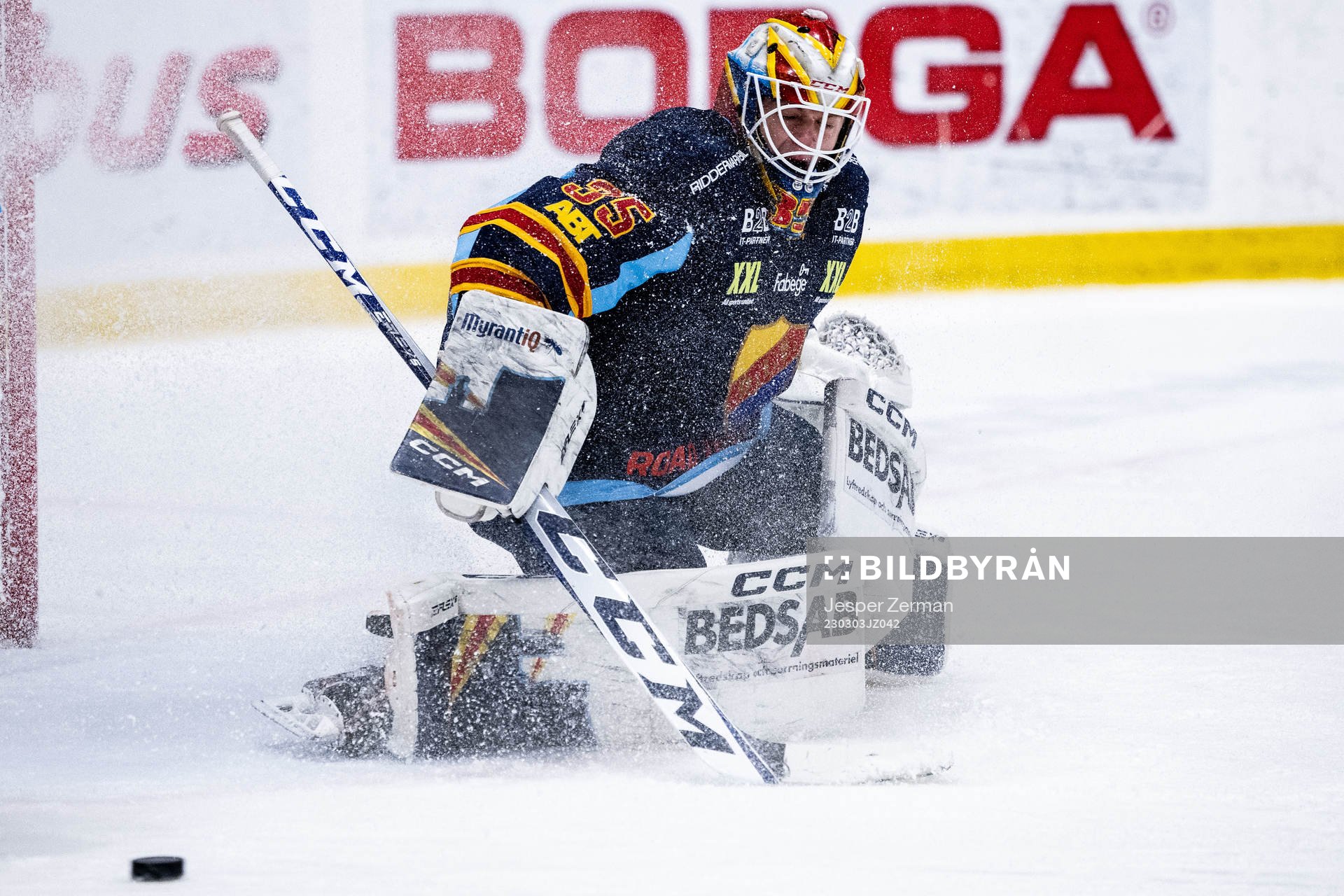 Djurgårdens målvakt Carl Lindbom