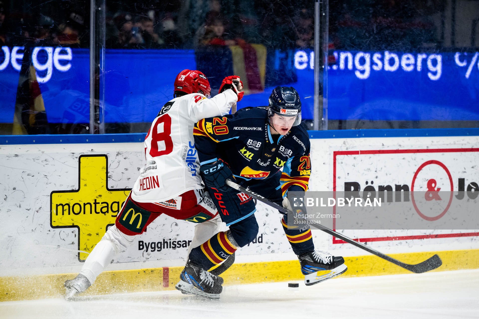 Almtunas Rasmus Hedin och Djurgårdens Calle Odelius