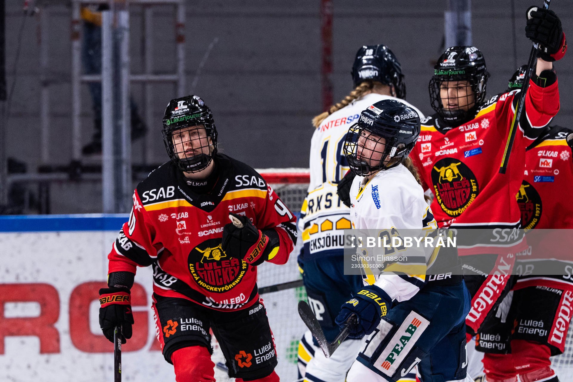 Luleås Noora Tulus jublar