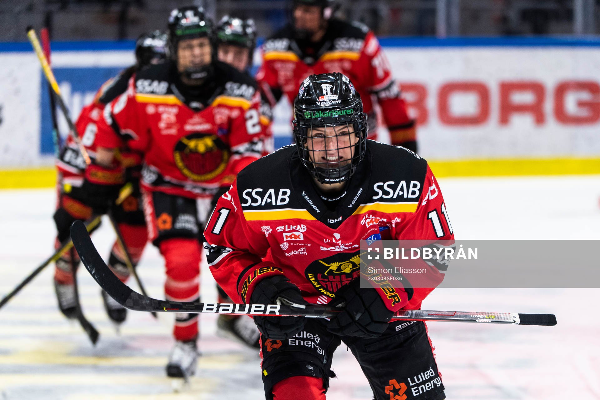Luleås Josefine Persson jublar