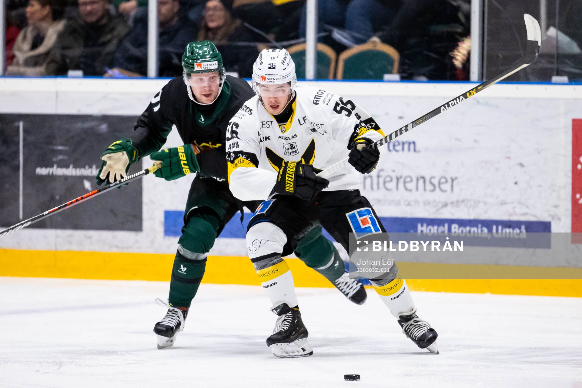 Västerås Alexander Lunsjö och Björklövens Jens Lööke