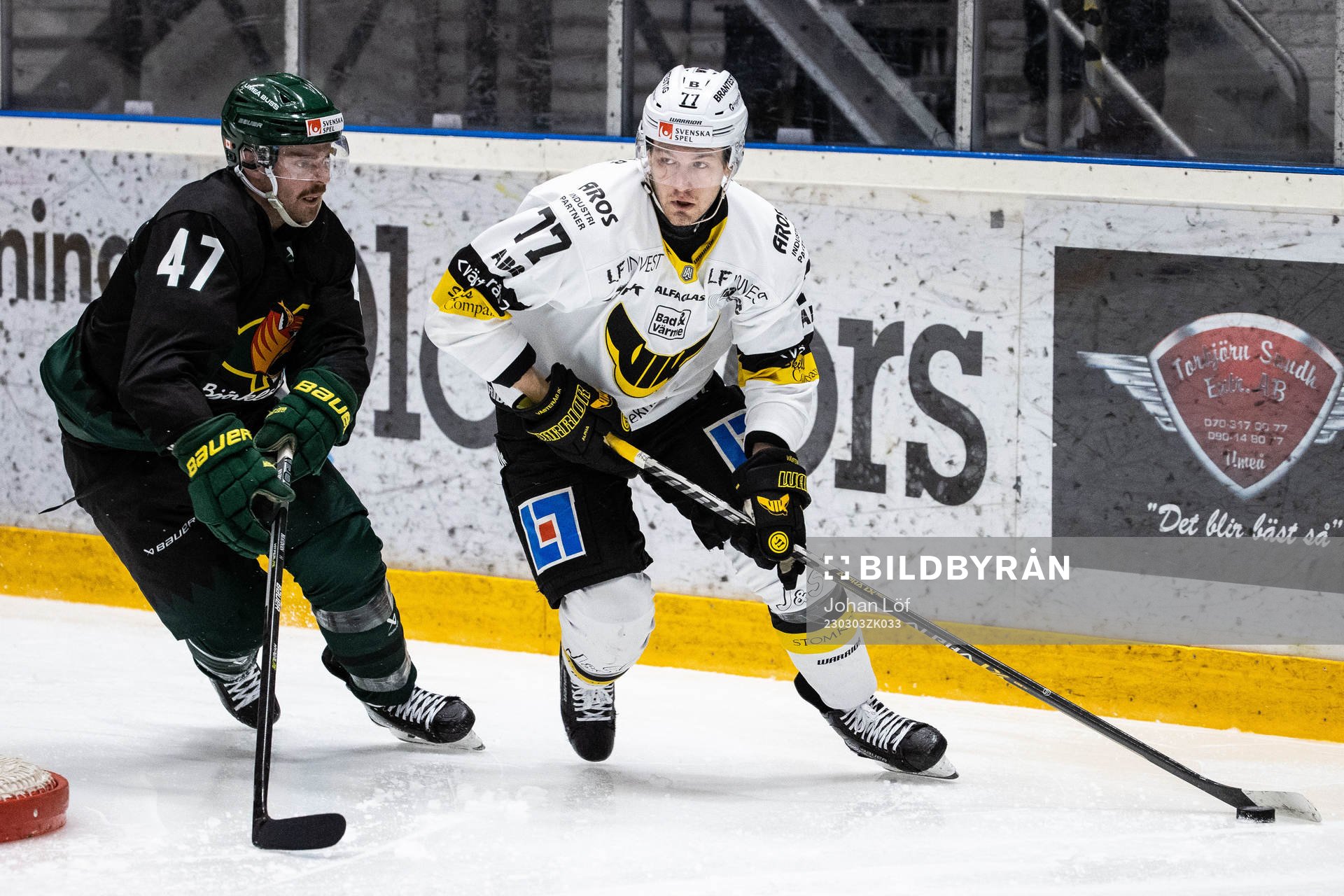 Björklövens Charles David Beaudoin och Västerås Ludvig