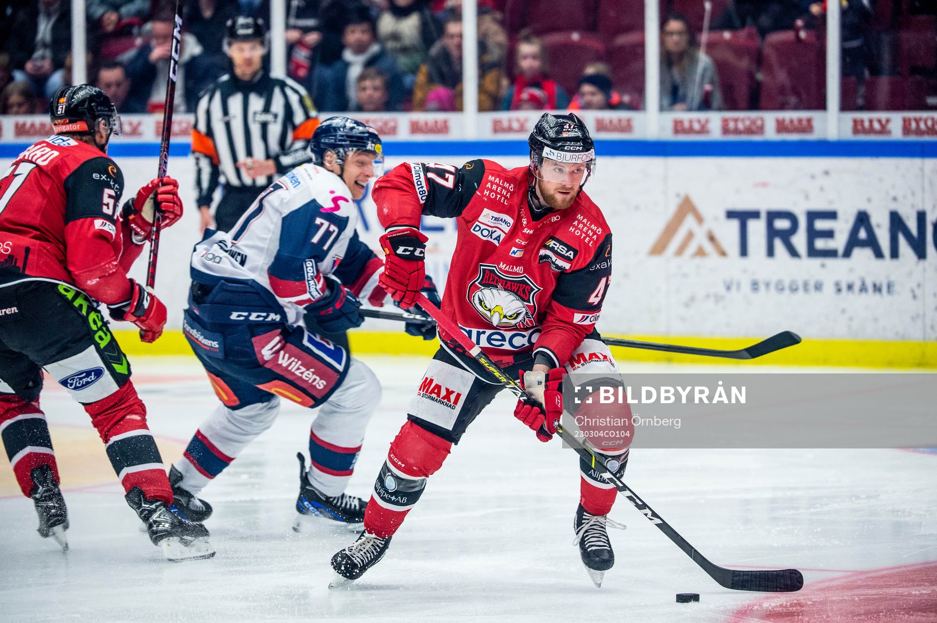 Malmö Redhawks Joakim Ryan mot Linköpings Markus