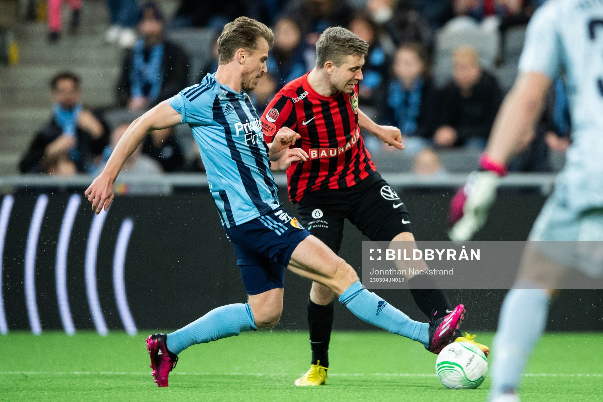 Djurgårdens Rasmus Schuller och Brommapojkarnas Ludvig