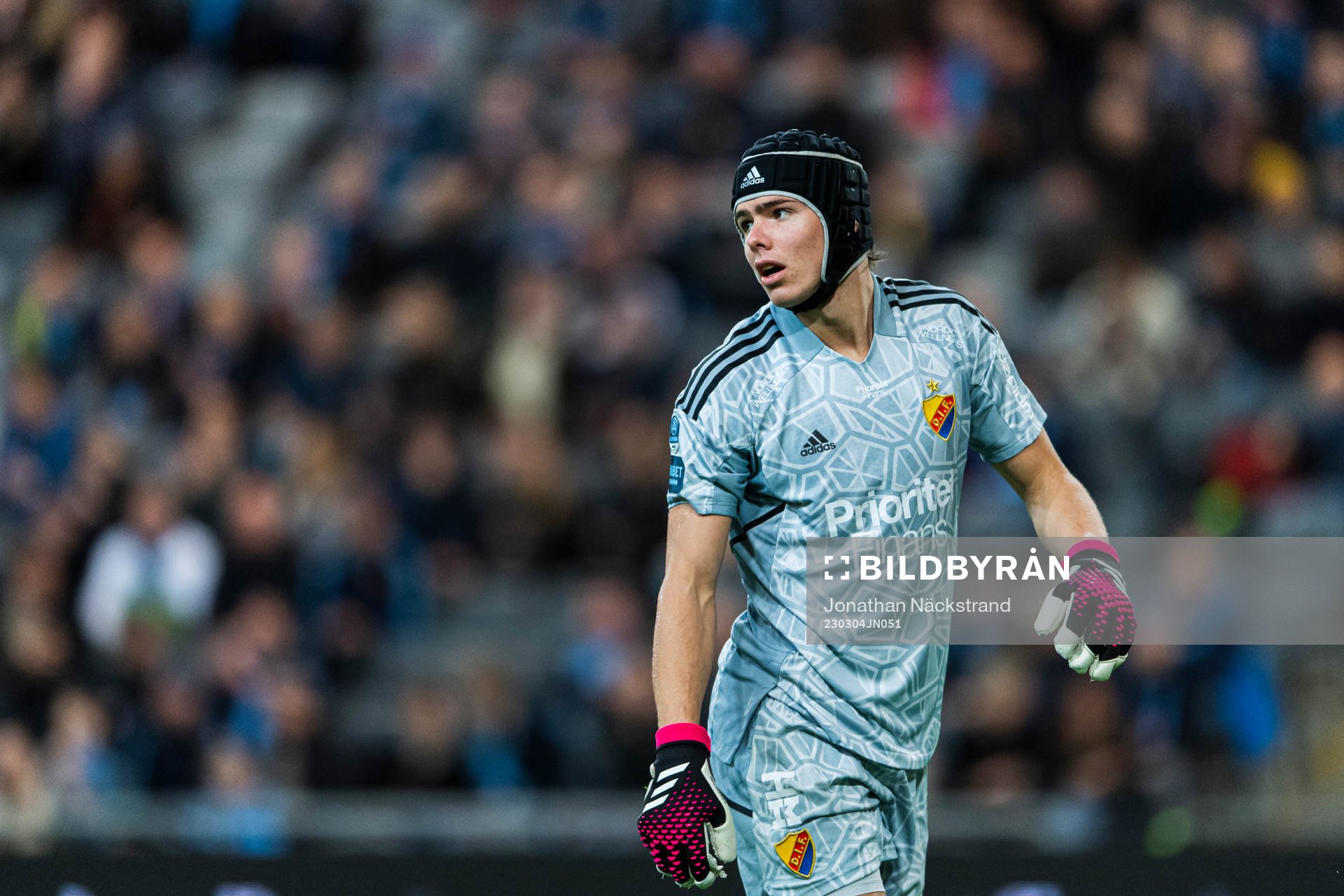 Djurgårdens målvakt Jacob Widell Zetterström