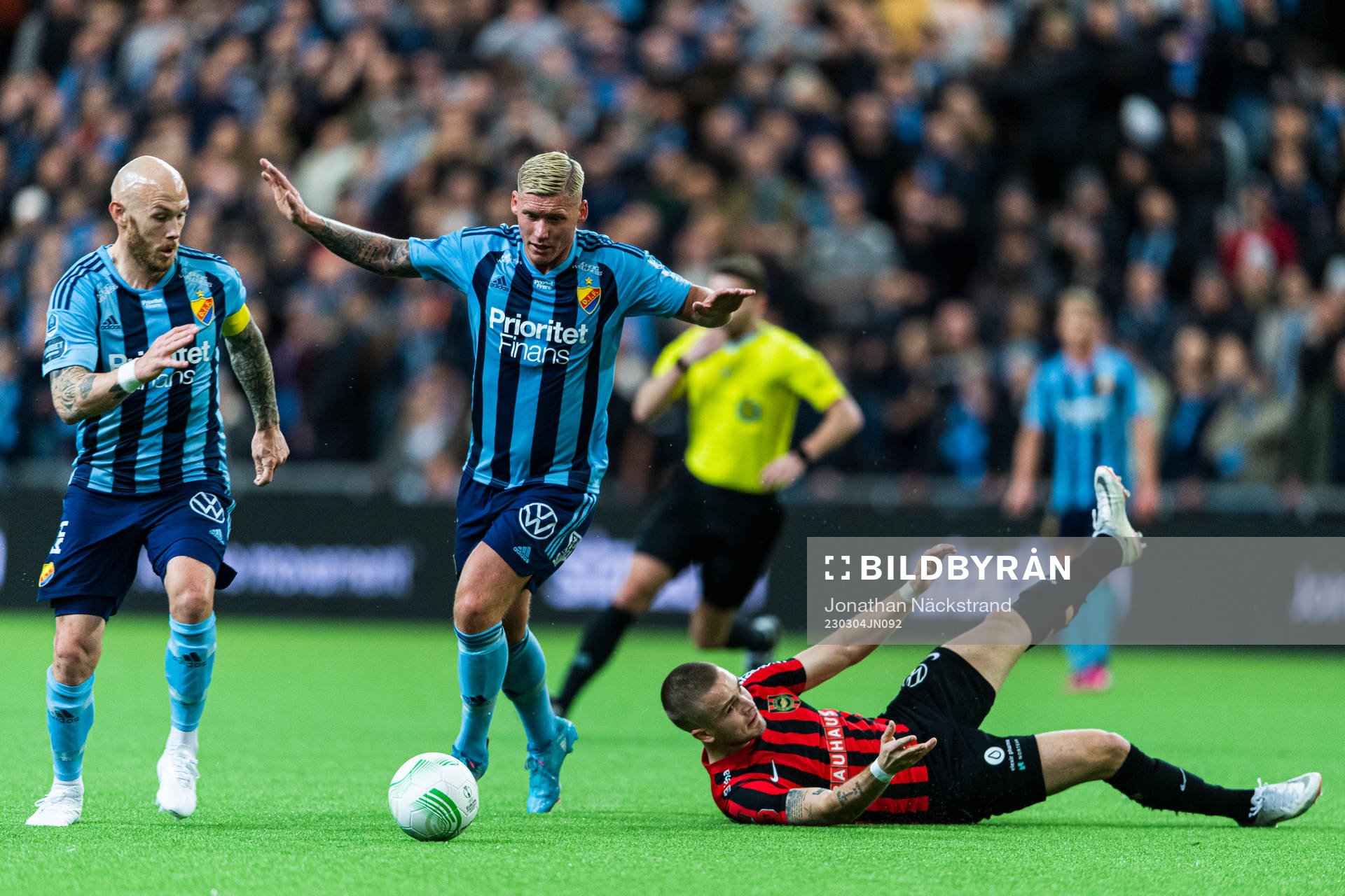 Djurgårdens Victor Edvardsen och Brommapojkarnas Amadeus