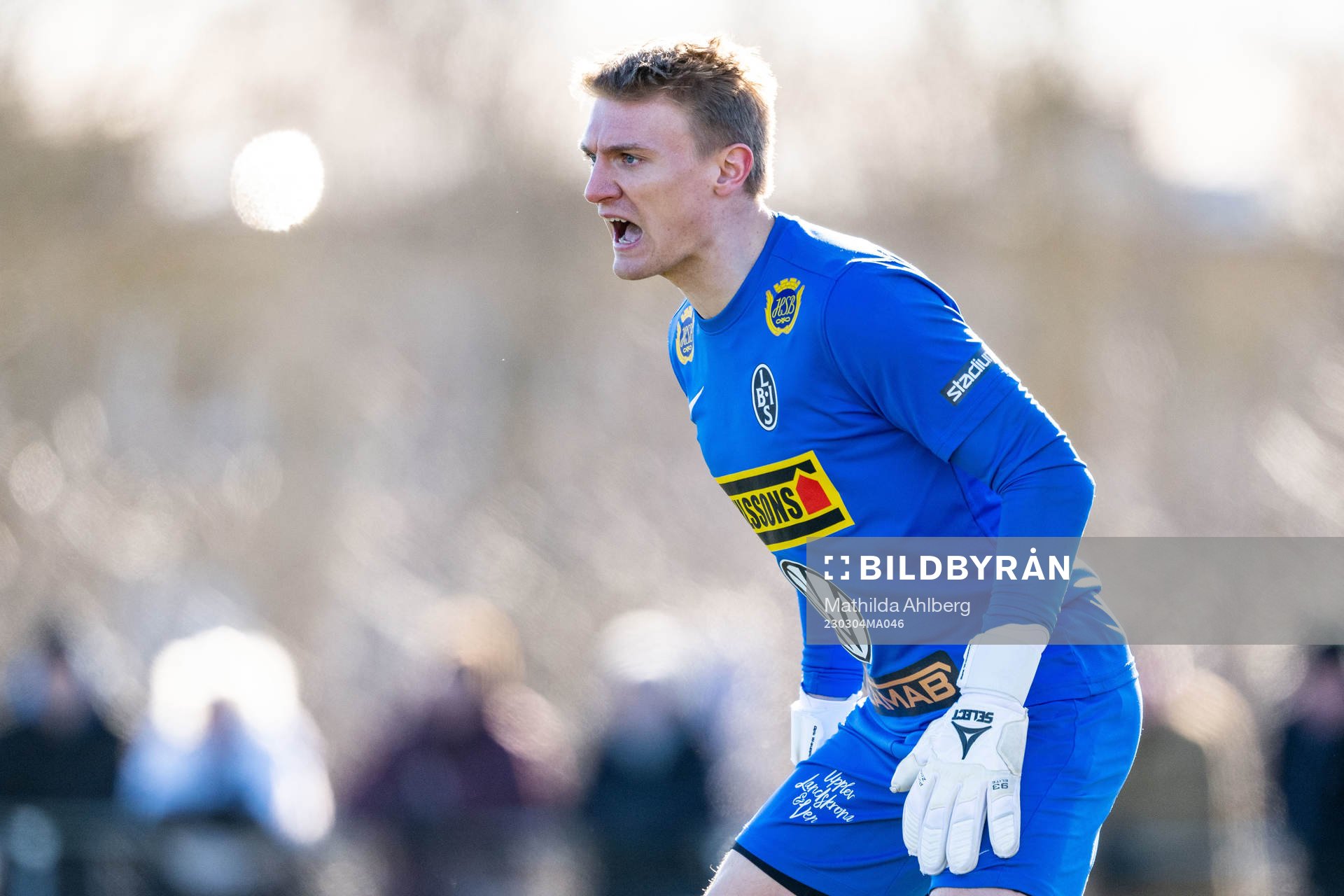Landskronas målvakt Svante Hildeman