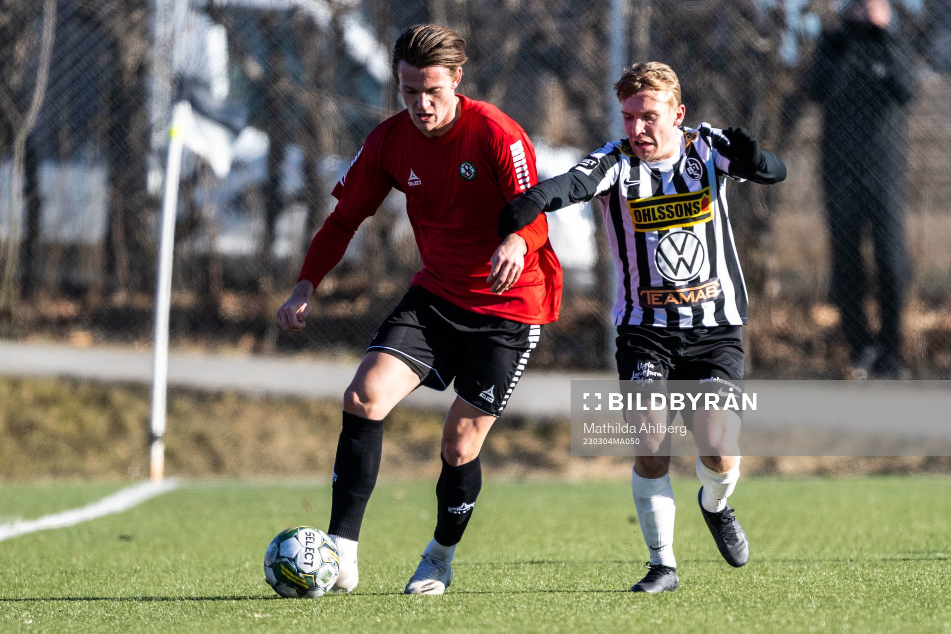 Örebros Daniel Hultqvist och Landskronas Edvin Dahlqvist