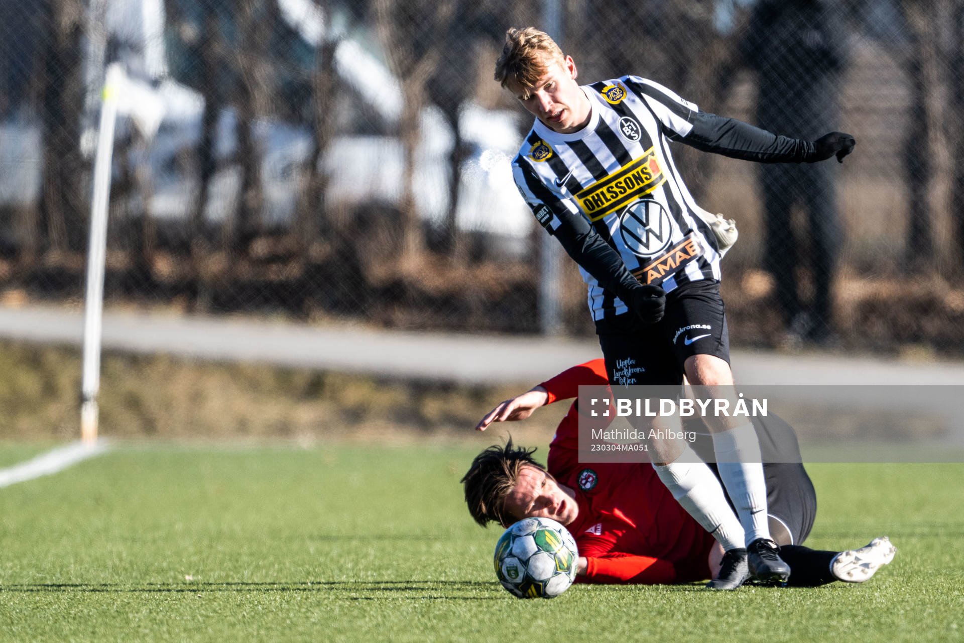 Landskronas Edvin Dahlqvist och Örebros Daniel Hultqvist