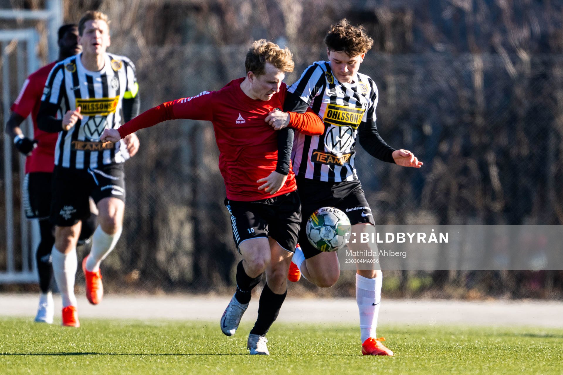 Örebros Victor Backman och Landskronas Max Nilsson