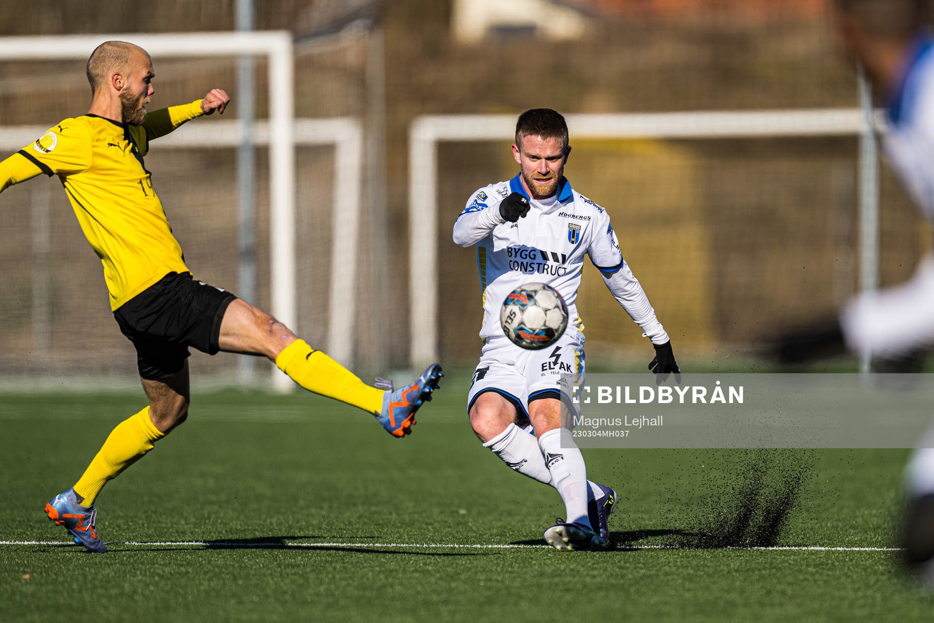 Mjällbys Viktor Gustafson och Sirius Dennis Widgren