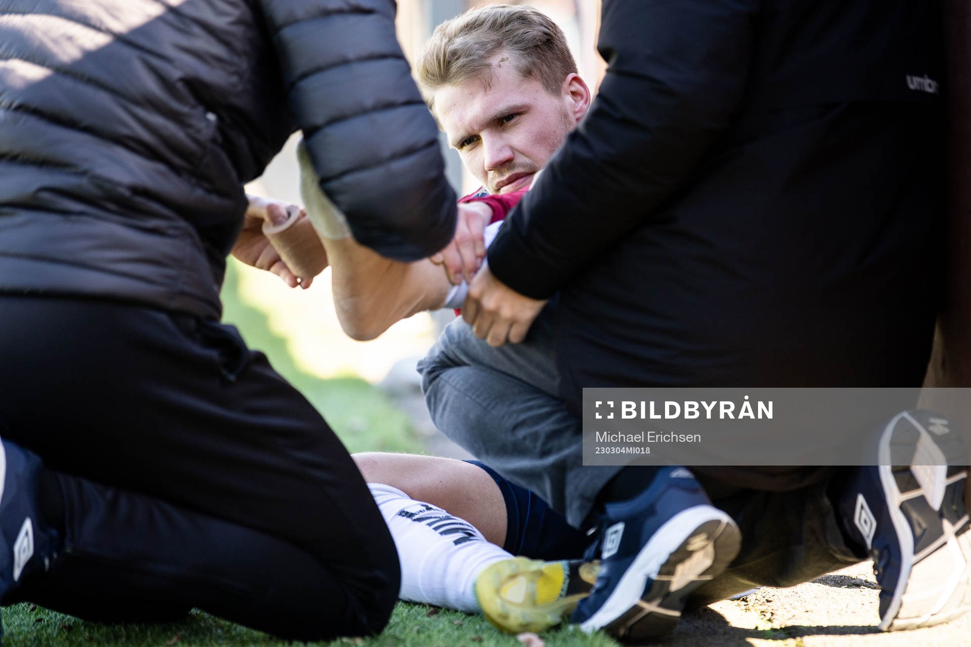 Örgrytes Hampus Dahlqvist har ont