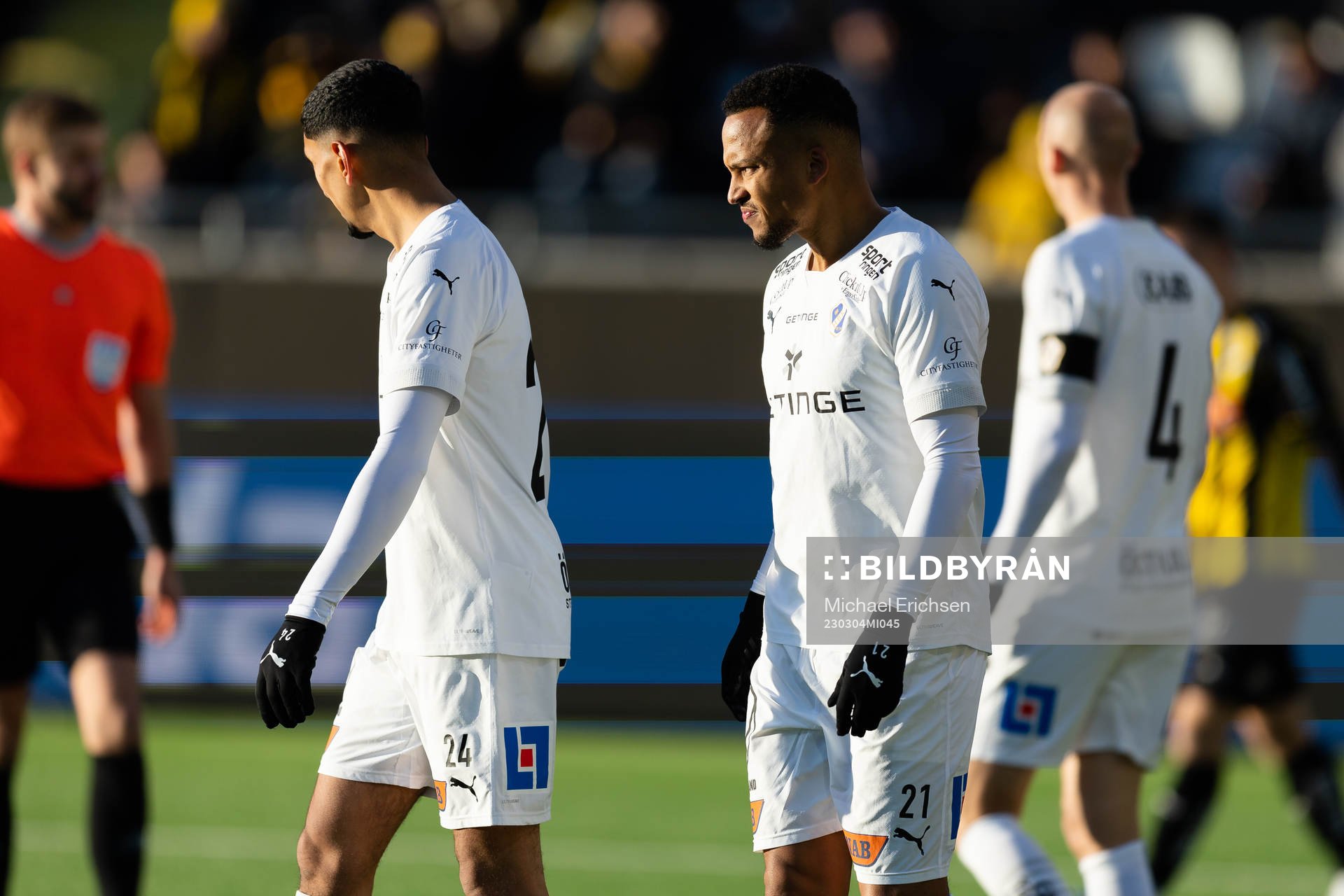 Halmstads Amir Al-Ammari och Marcus Olsson