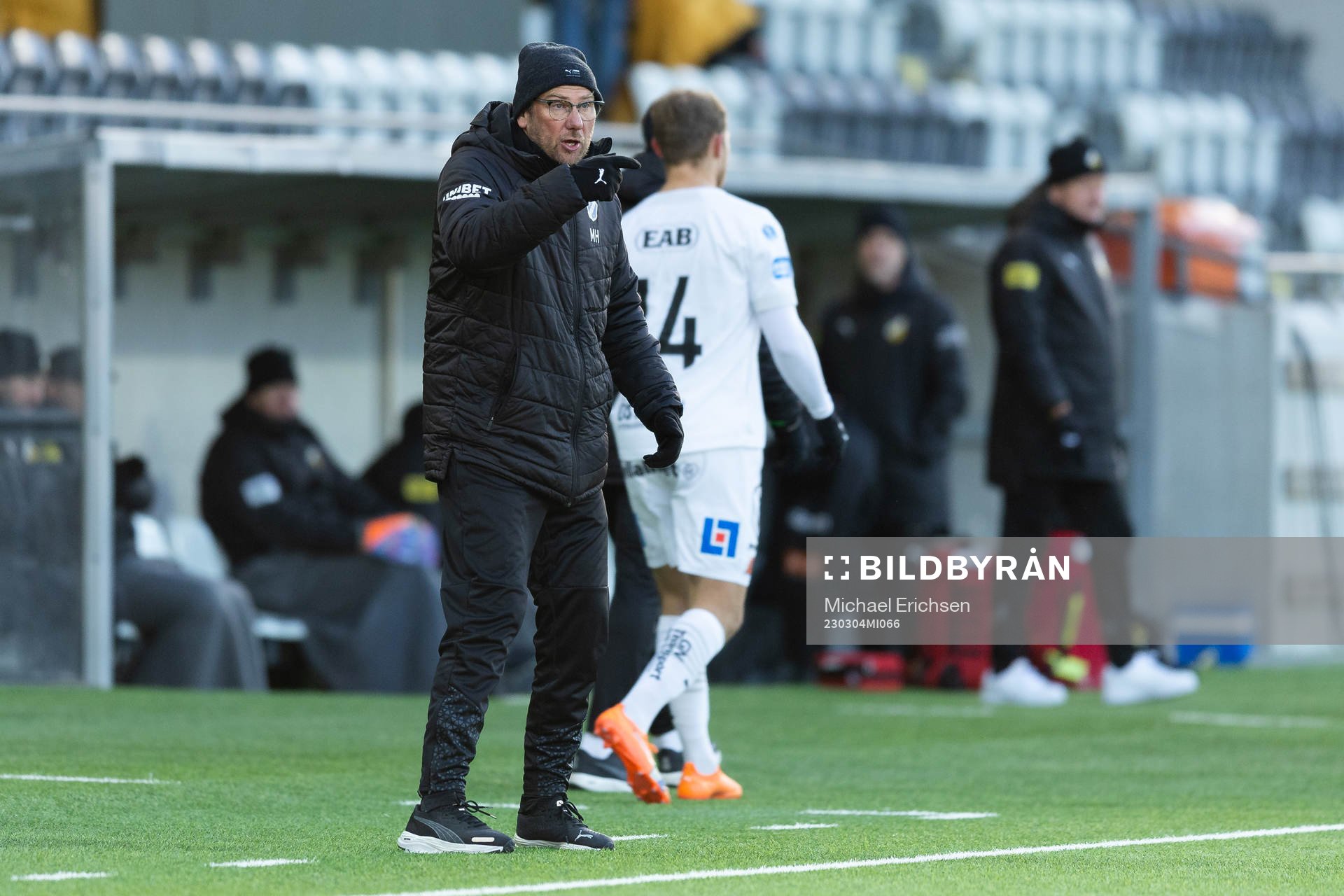Halmstads tränare Magnus Haglund