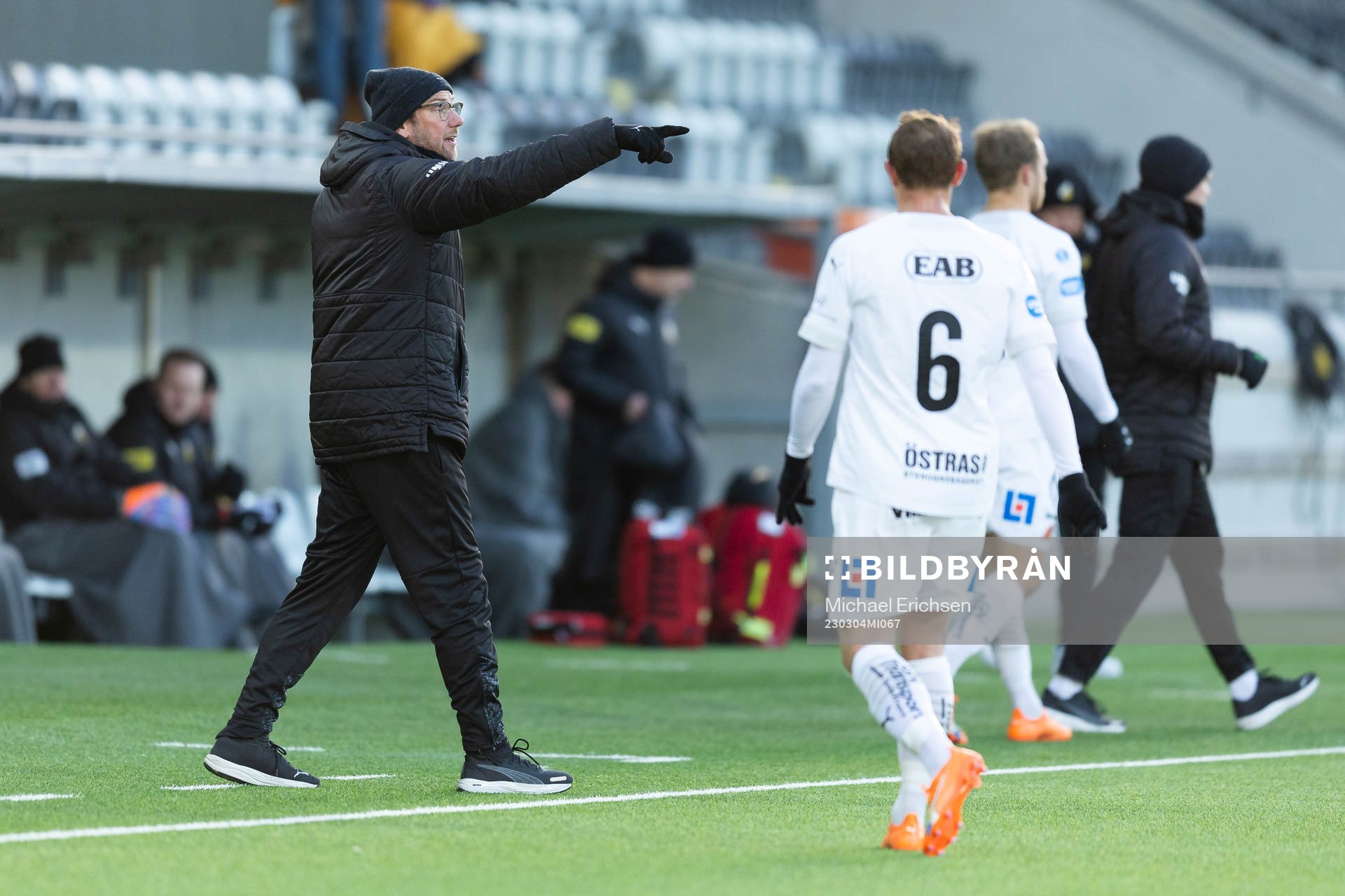 Halmstads tränare Magnus Haglund