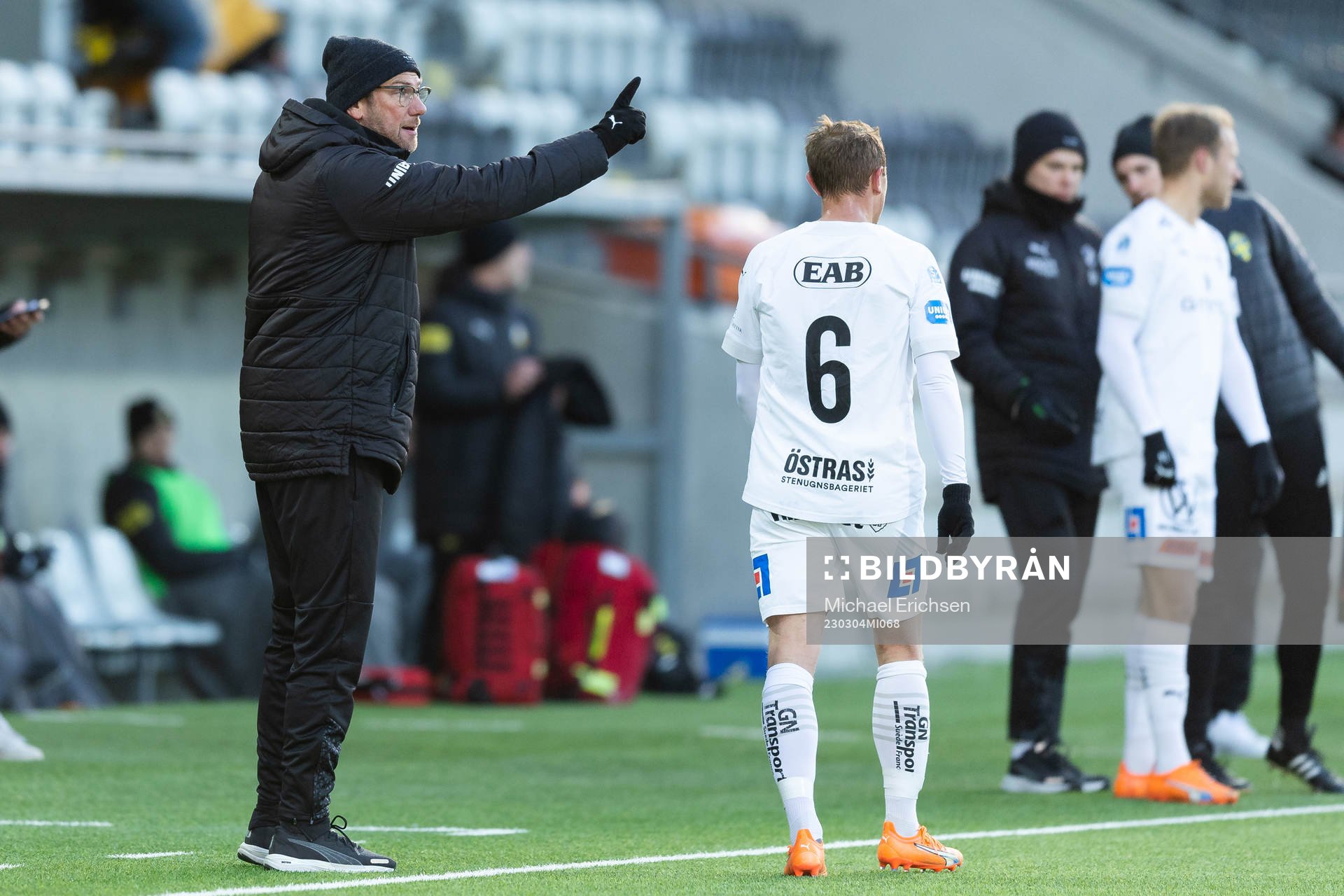 Halmstads tränare Magnus Haglund