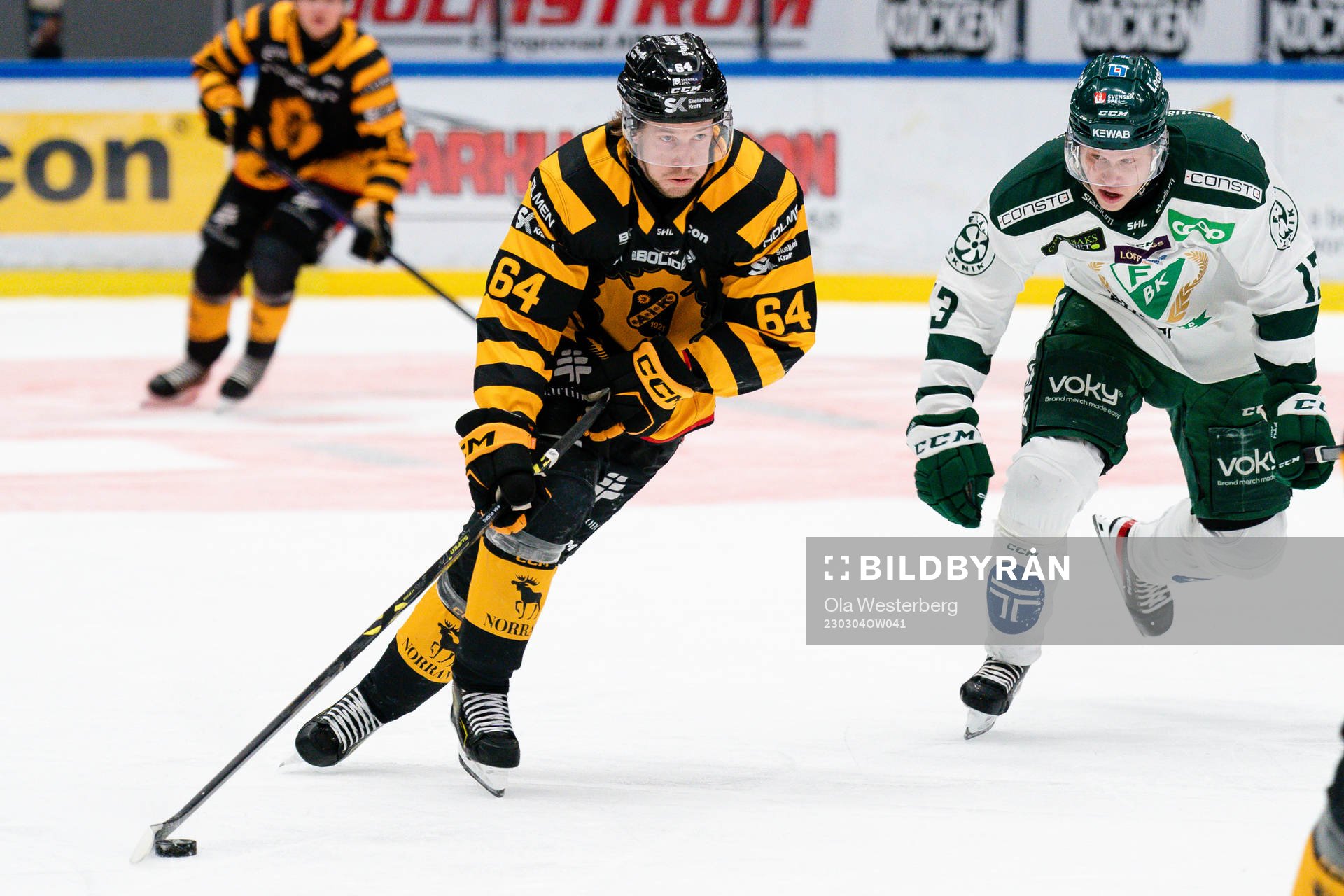 Skellefteås Jonathan Pudas och Färjestads Daniel Viksten