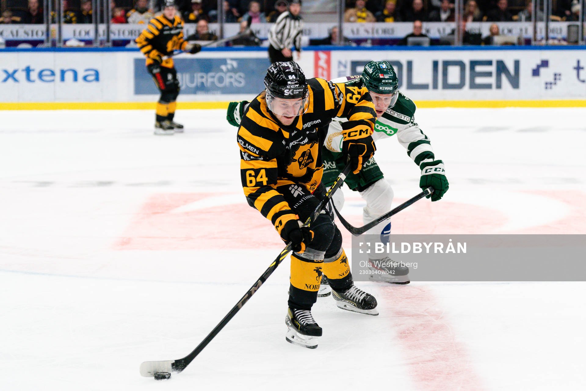 Skellefteås Jonathan Pudas och Färjestads Daniel Viksten