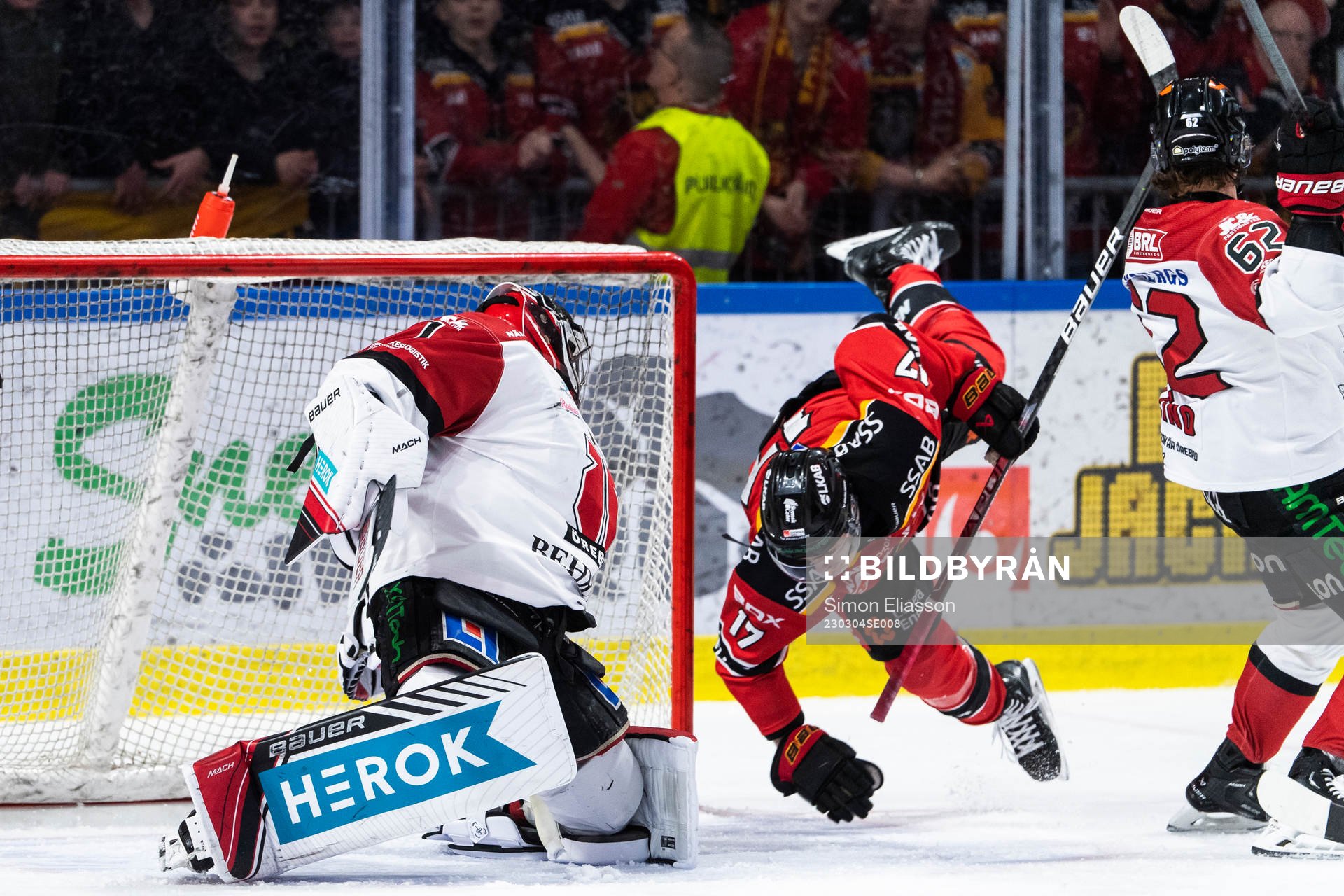 Örebros målvakt Jhonas Enroth och Luleås Isac