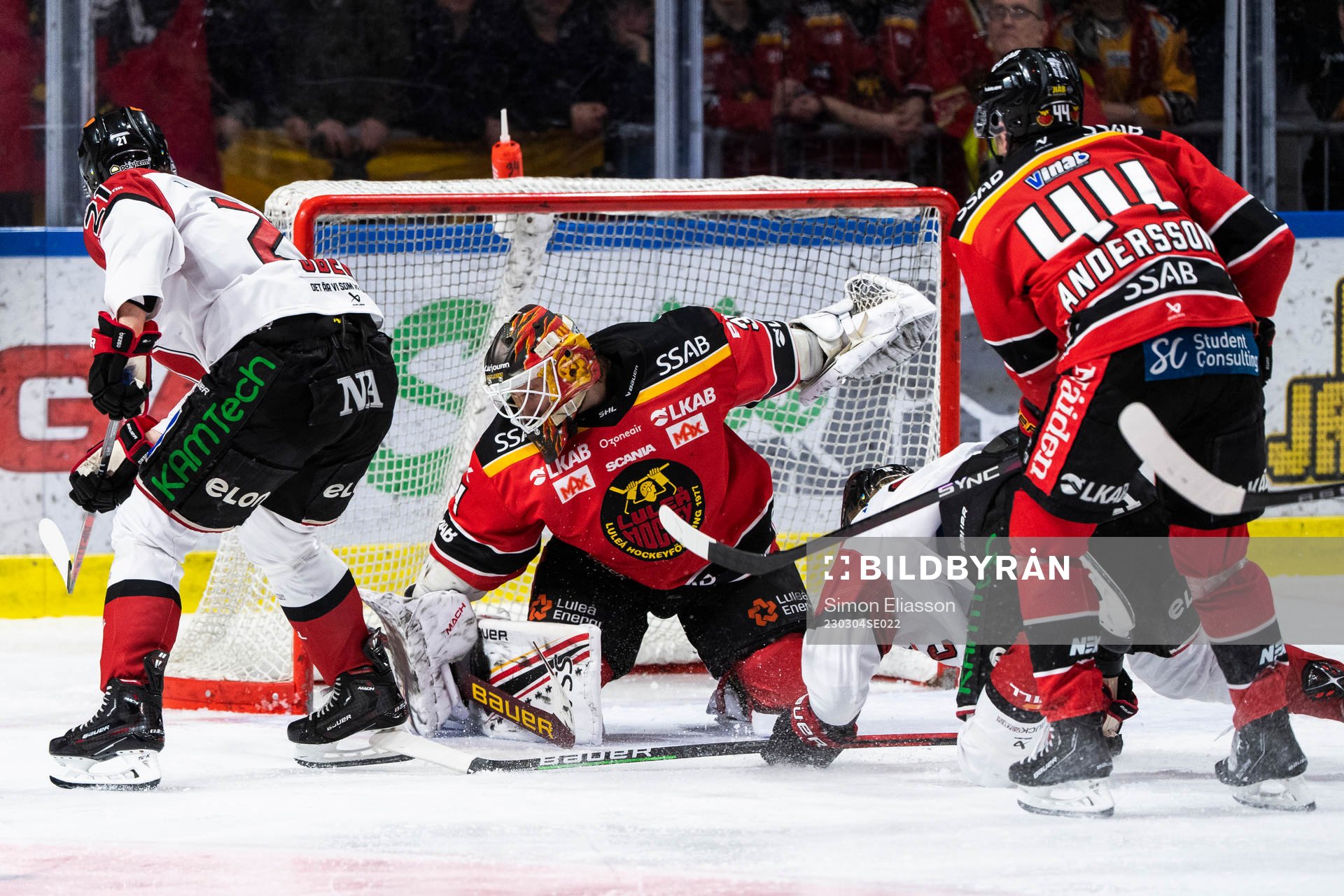 Luleås målvakt Joel Lassinantti
