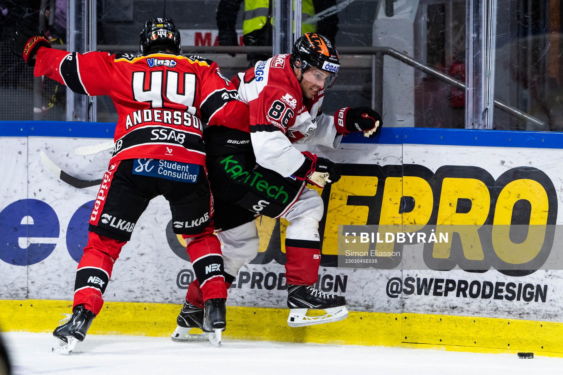 Luleås Jonathan Andersson och Örebros Mathias Bromé