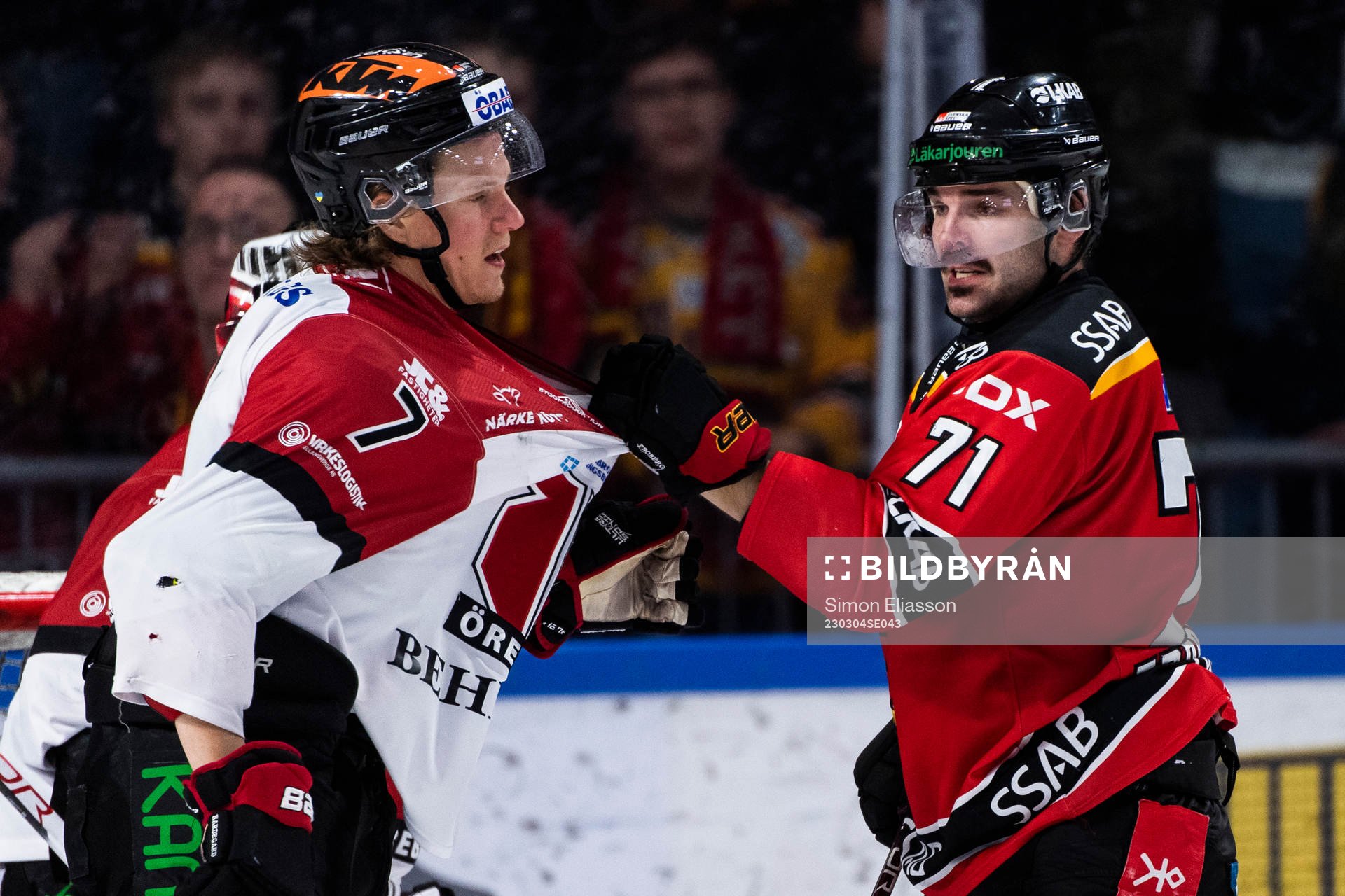 Örebros Marcus Hardegård och Luleås Linus Fröberg